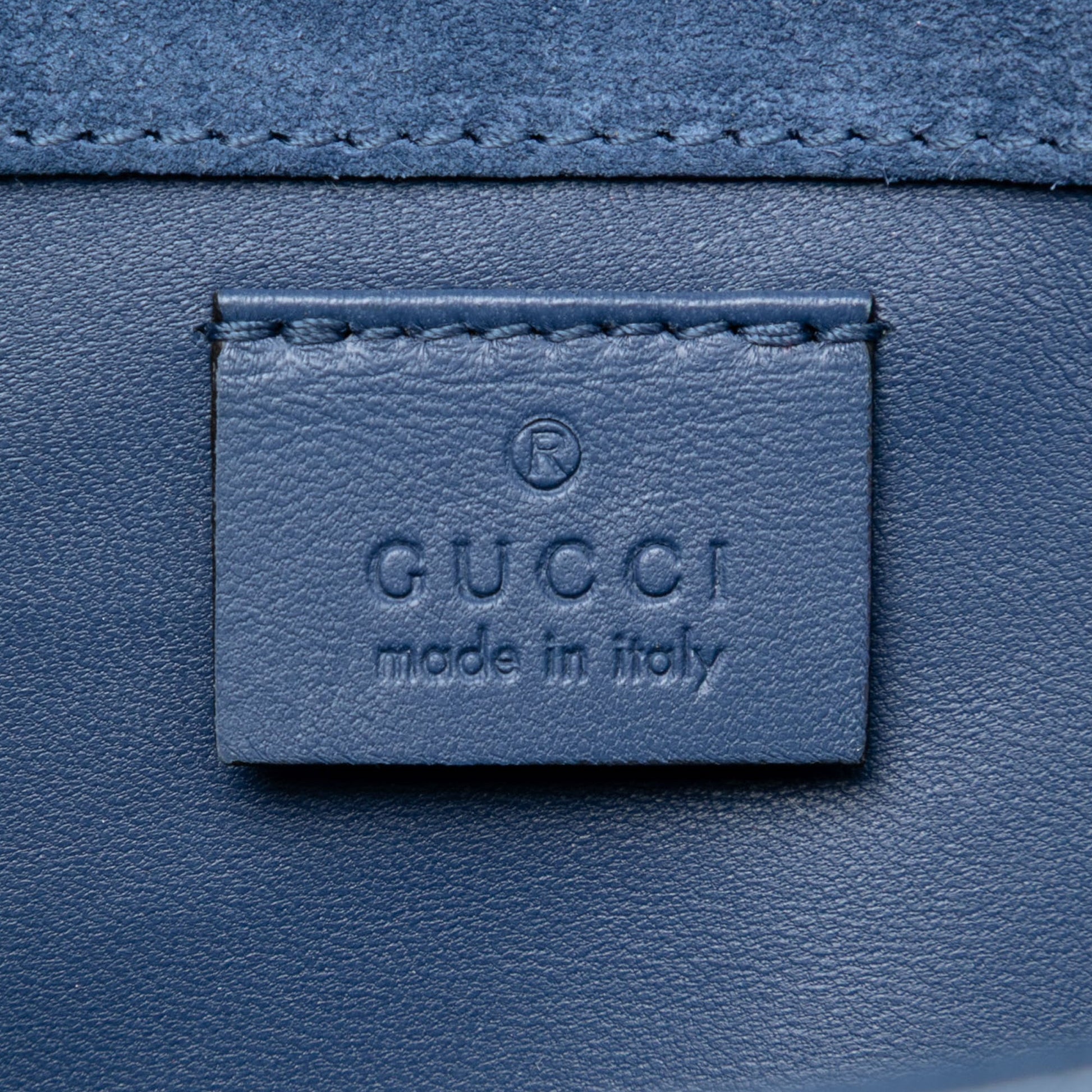 Gucci Microguccissima Patent Broadway Clutch