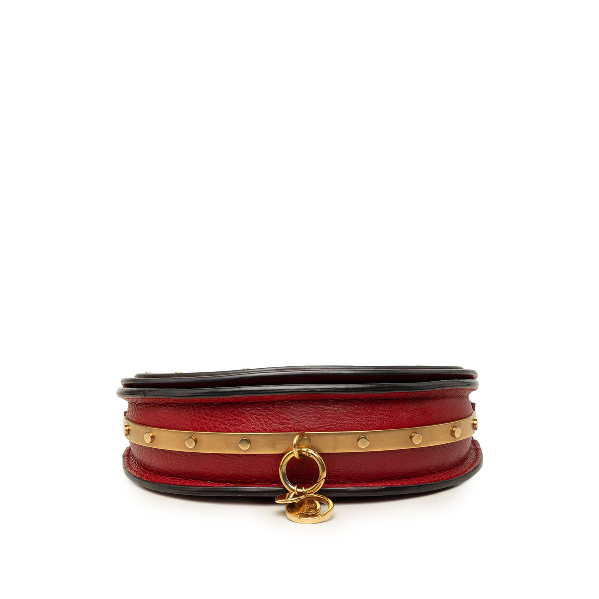 Chloé Mini Calfskin Nile Bracelet Satchel — Red