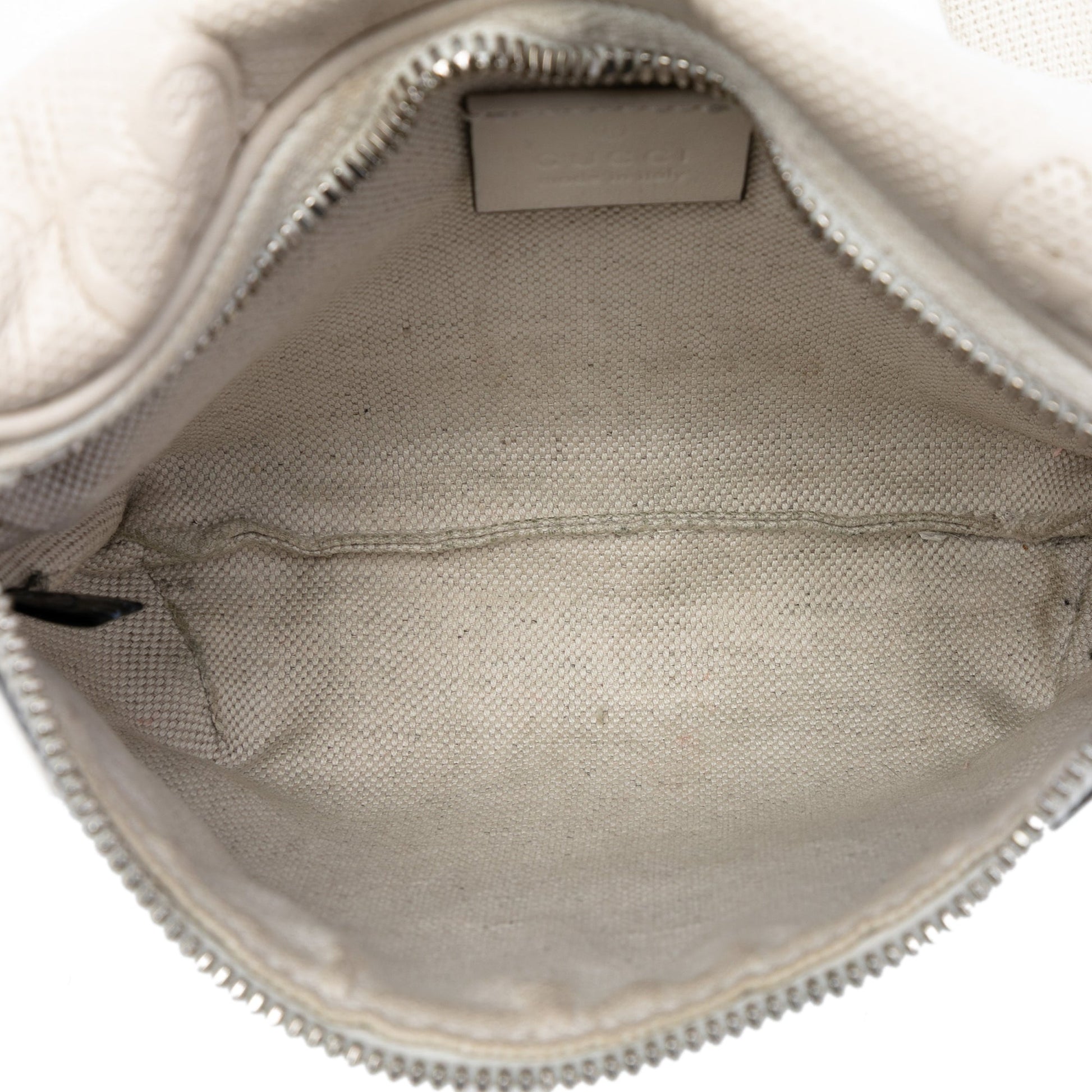 Gucci GG Embossed Perforated Leather Belt Bag