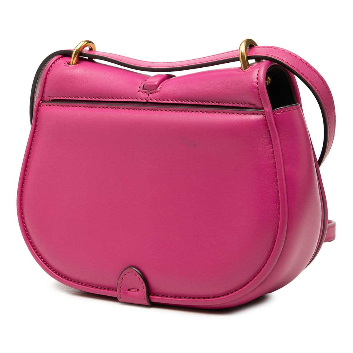 Fendi Mini Leather C mon Crossbody — Pink