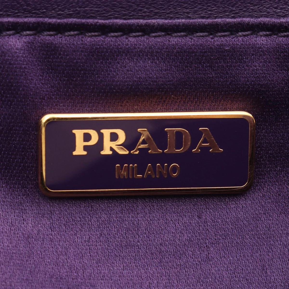 Prada Tessuto Stampato Chain Crossbody