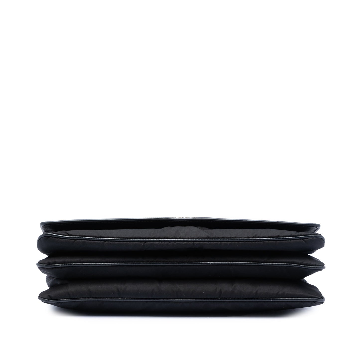 Prada Saffiano Lux and Tessuto Chain Crossbody