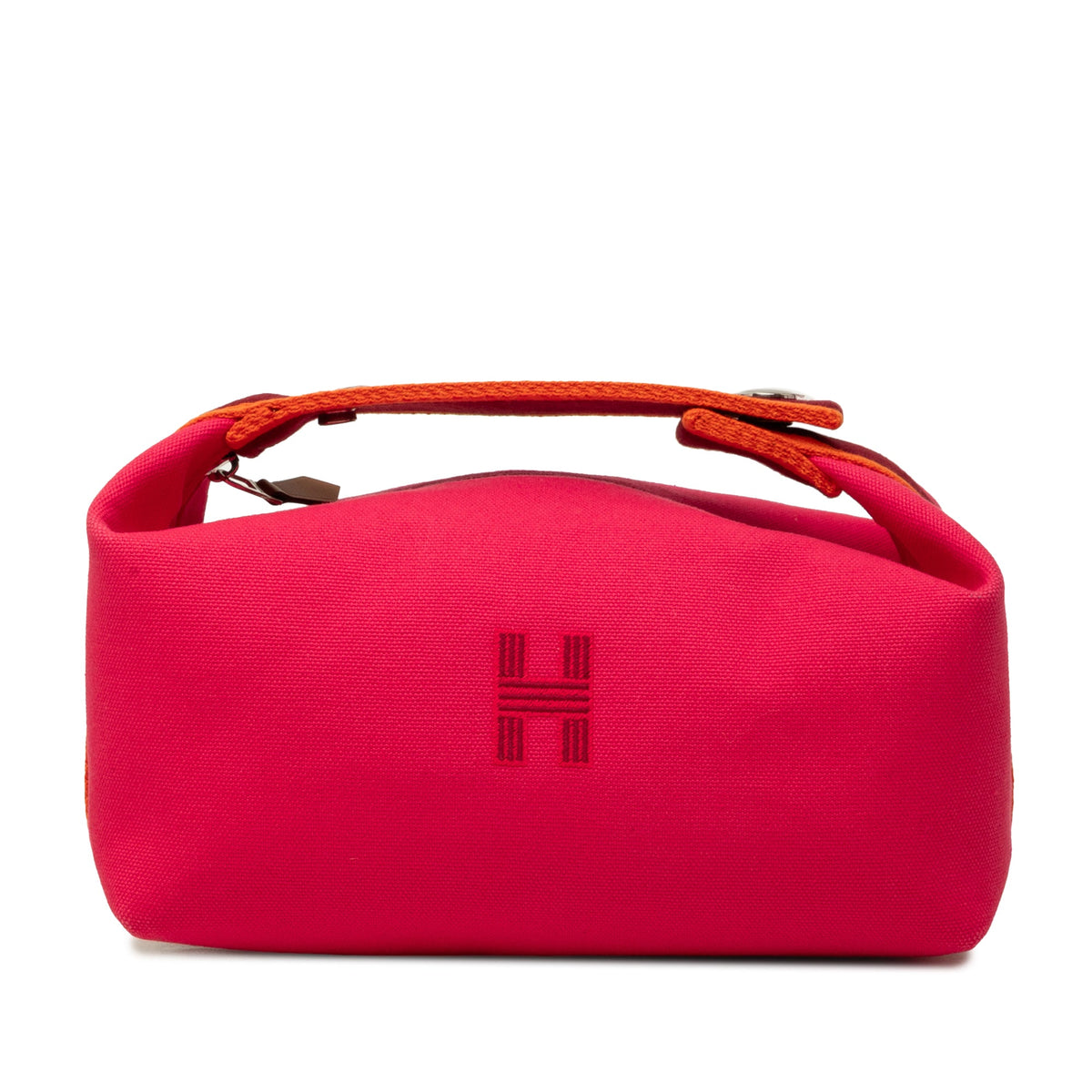 Hermès Small Toile Bride A Brac Case — Pink