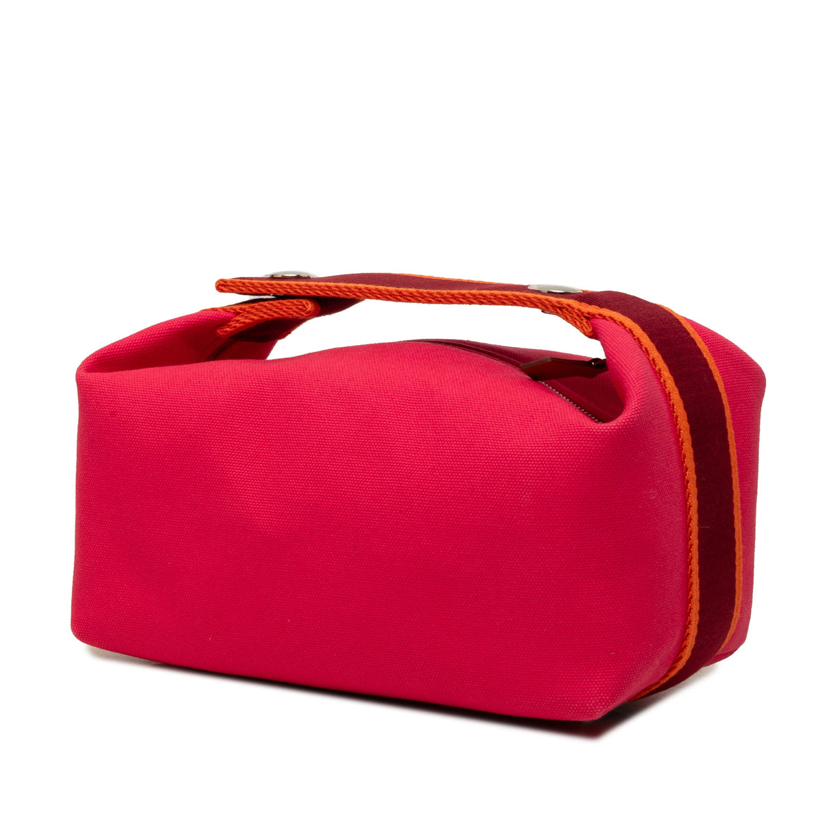 Hermès Small Toile Bride A Brac Case — Pink