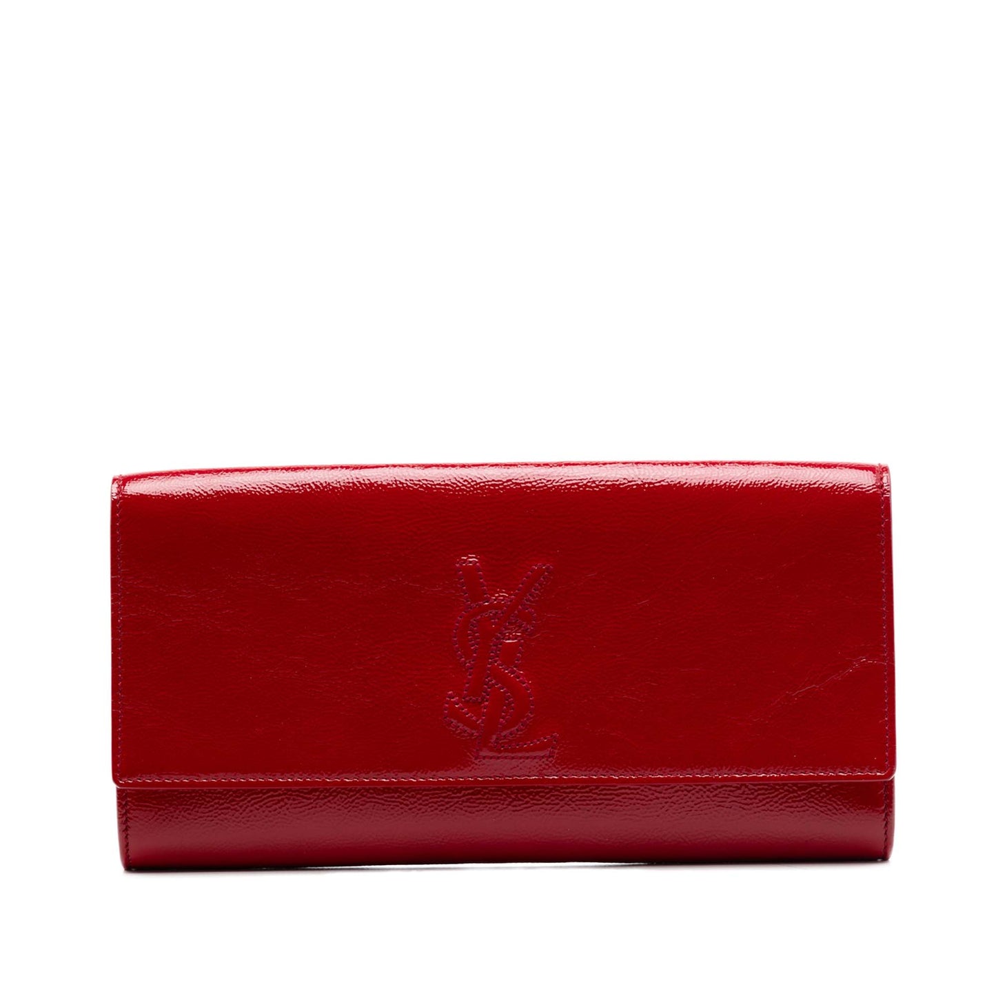 Saint Laurent Small Textured Patent Belle De Jour Clutch