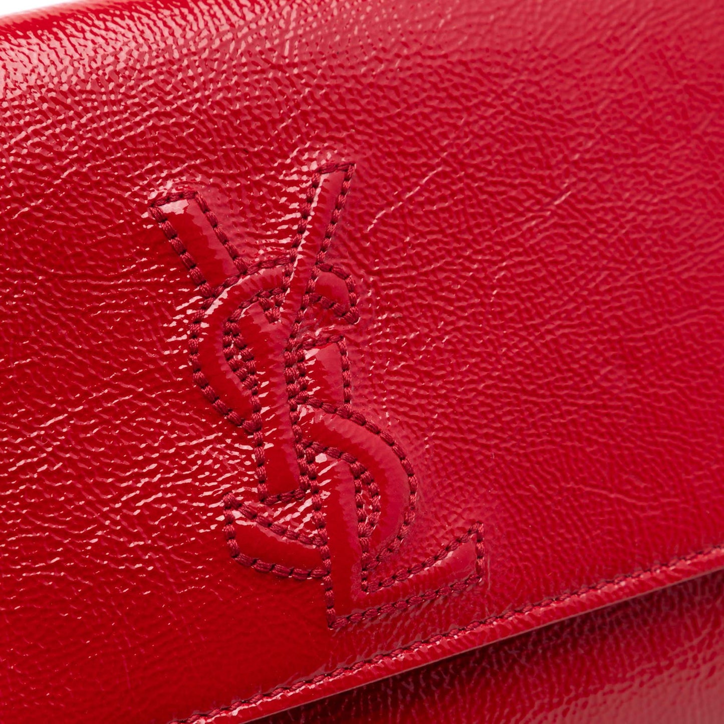 Saint Laurent Small Textured Patent Belle De Jour Clutch