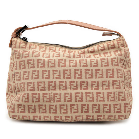Fendi Zucchino Canvas Handbag