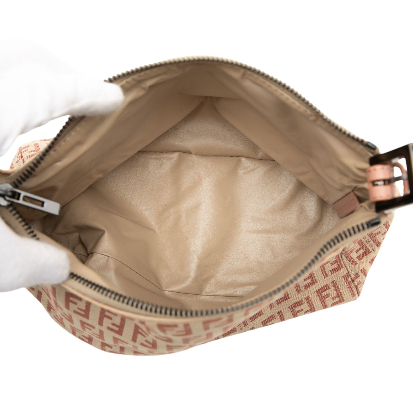 Fendi Zucchino Canvas Handbag