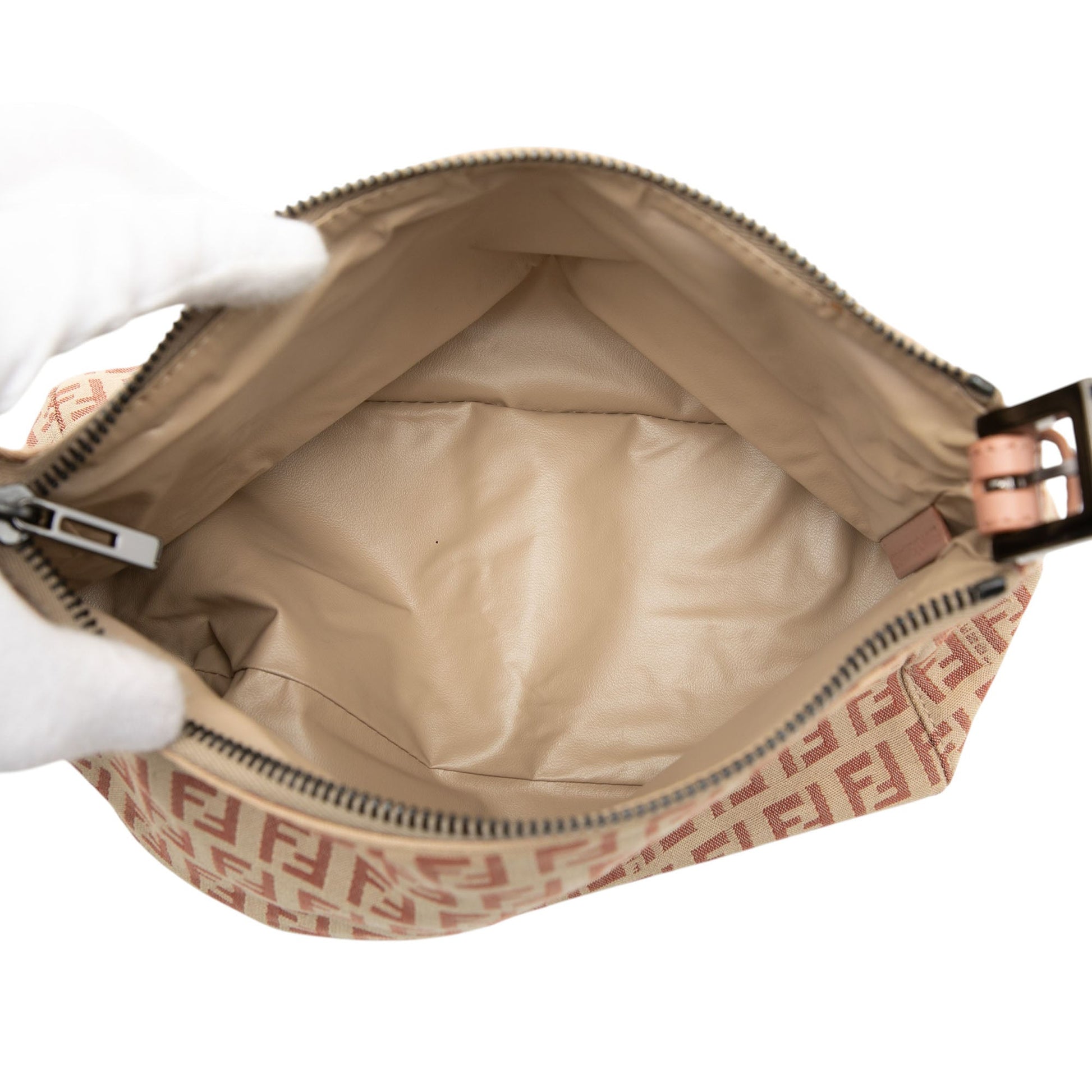 Fendi Zucchino Canvas Handbag