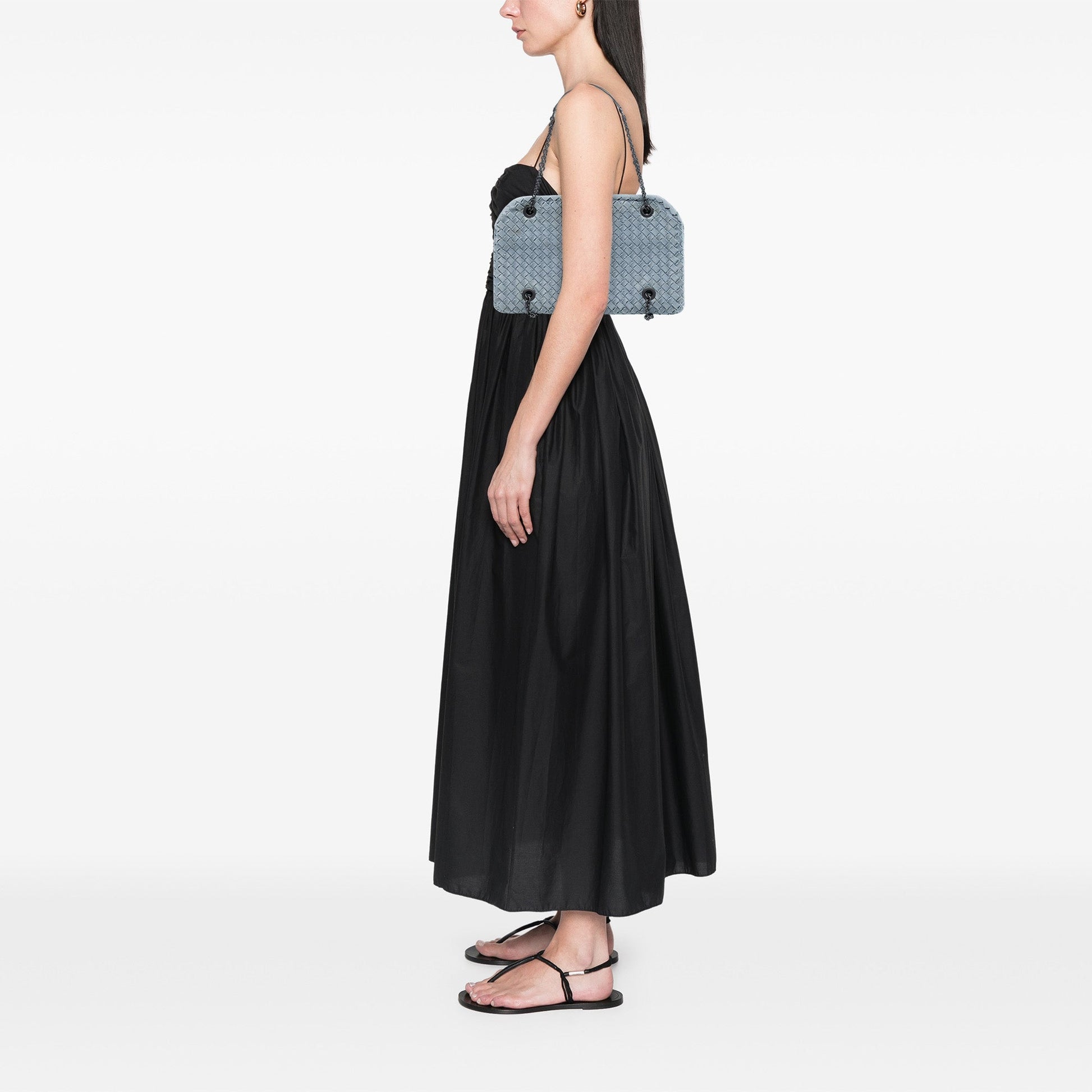 Bottega Veneta Grosgrain Intrecciato Duo Shoulder Bag