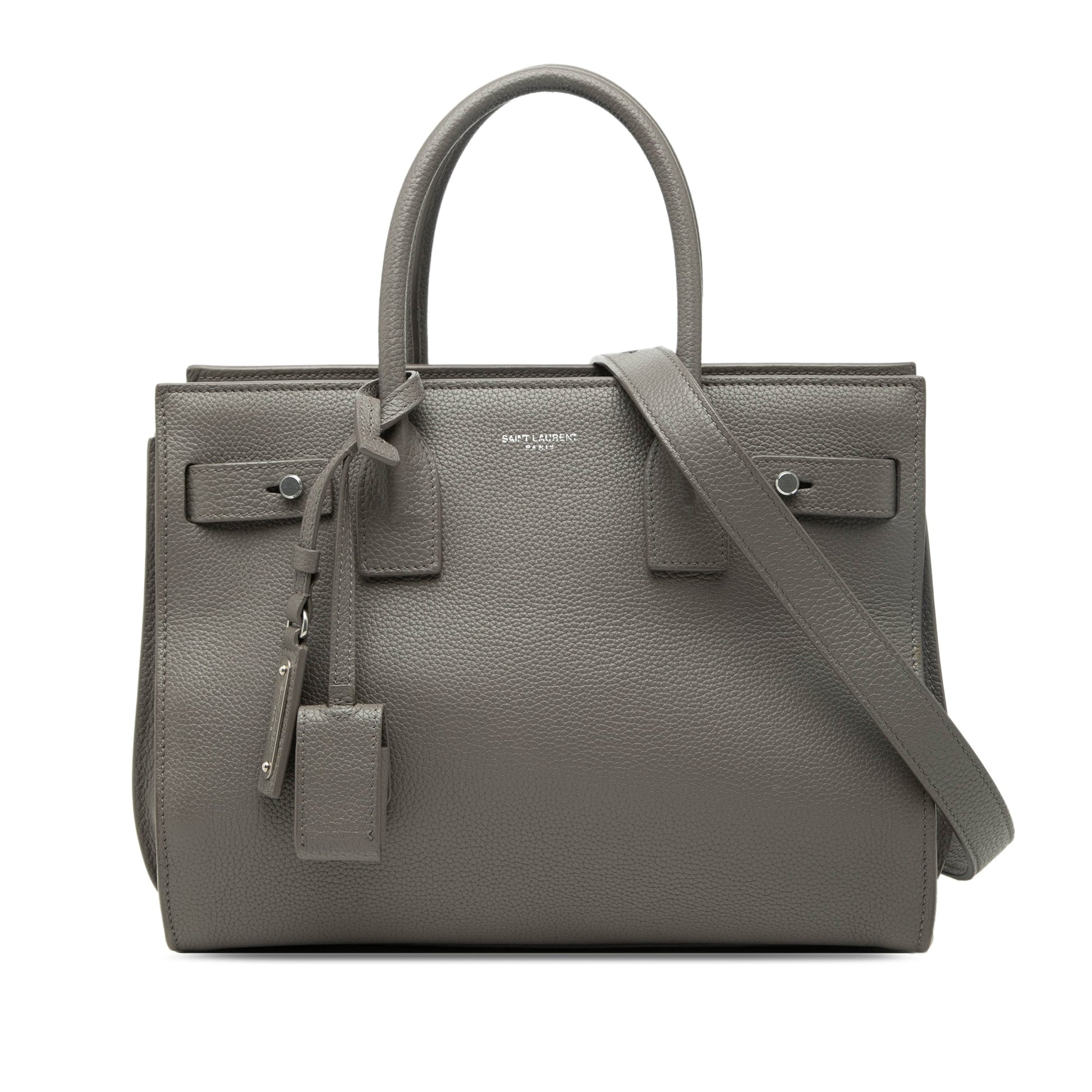 Baby Grained Calfskin Sac de Jour Satchel
