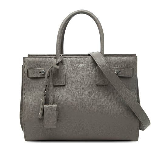 Baby Grained Calfskin Sac de Jour Satchel