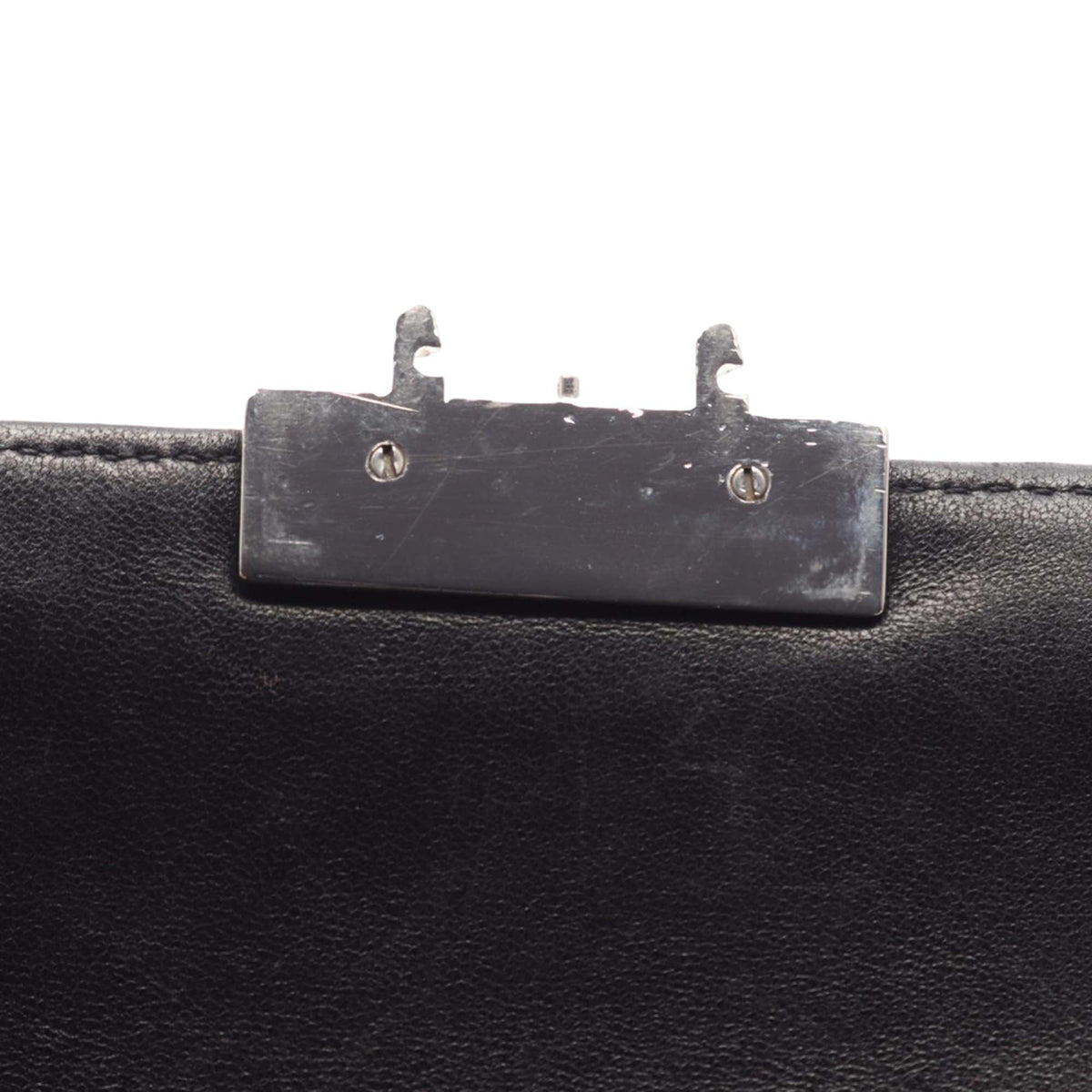 Dior Lambskin Cannage New Lock Shoulder Bag — Black