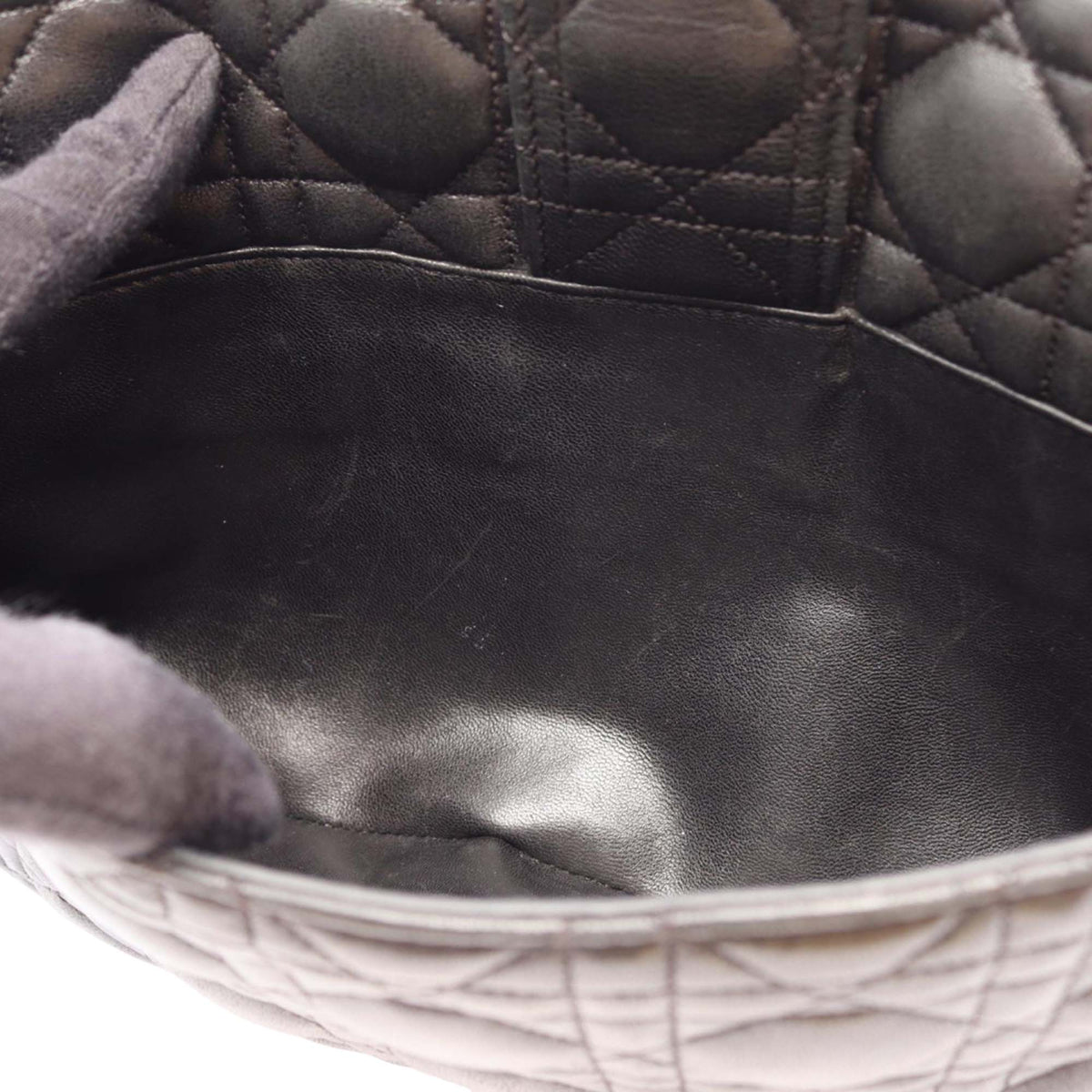 Dior Lambskin Cannage New Lock Shoulder Bag — Black