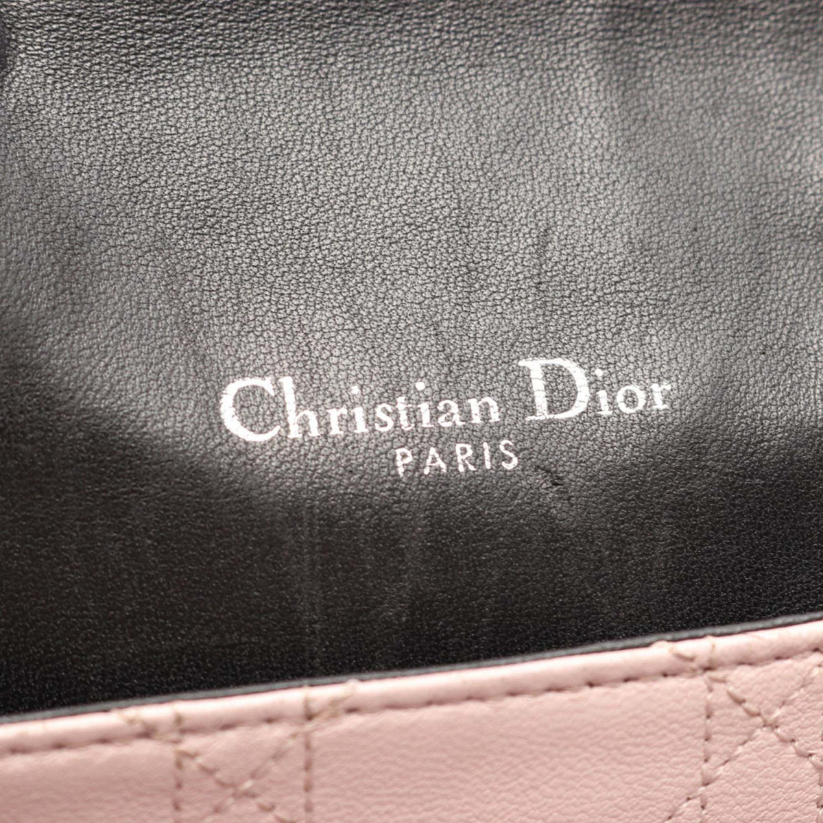 Dior Lambskin Cannage New Lock Shoulder Bag — Black