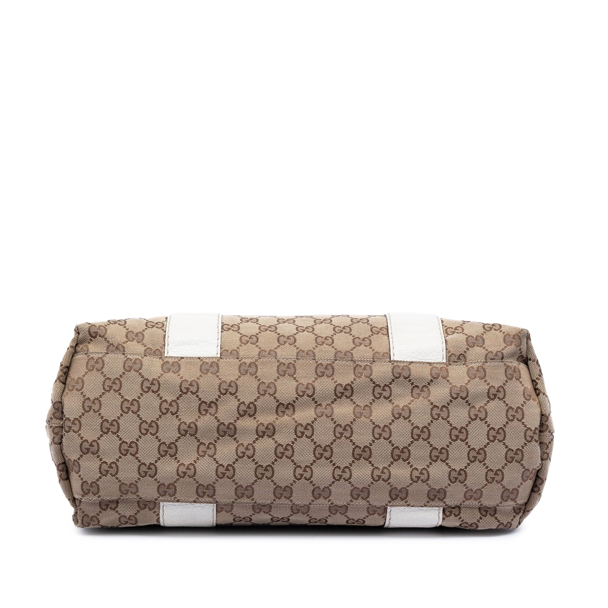 Gucci Medium GG Canvas Bamboo Libeccio Tote