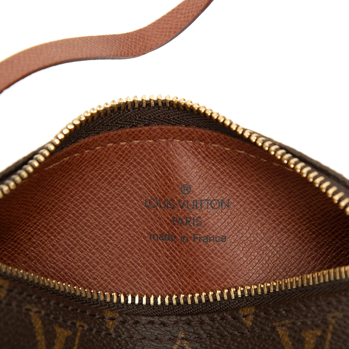 Louis Vuitton Monogram Papillon Pochette — Brown