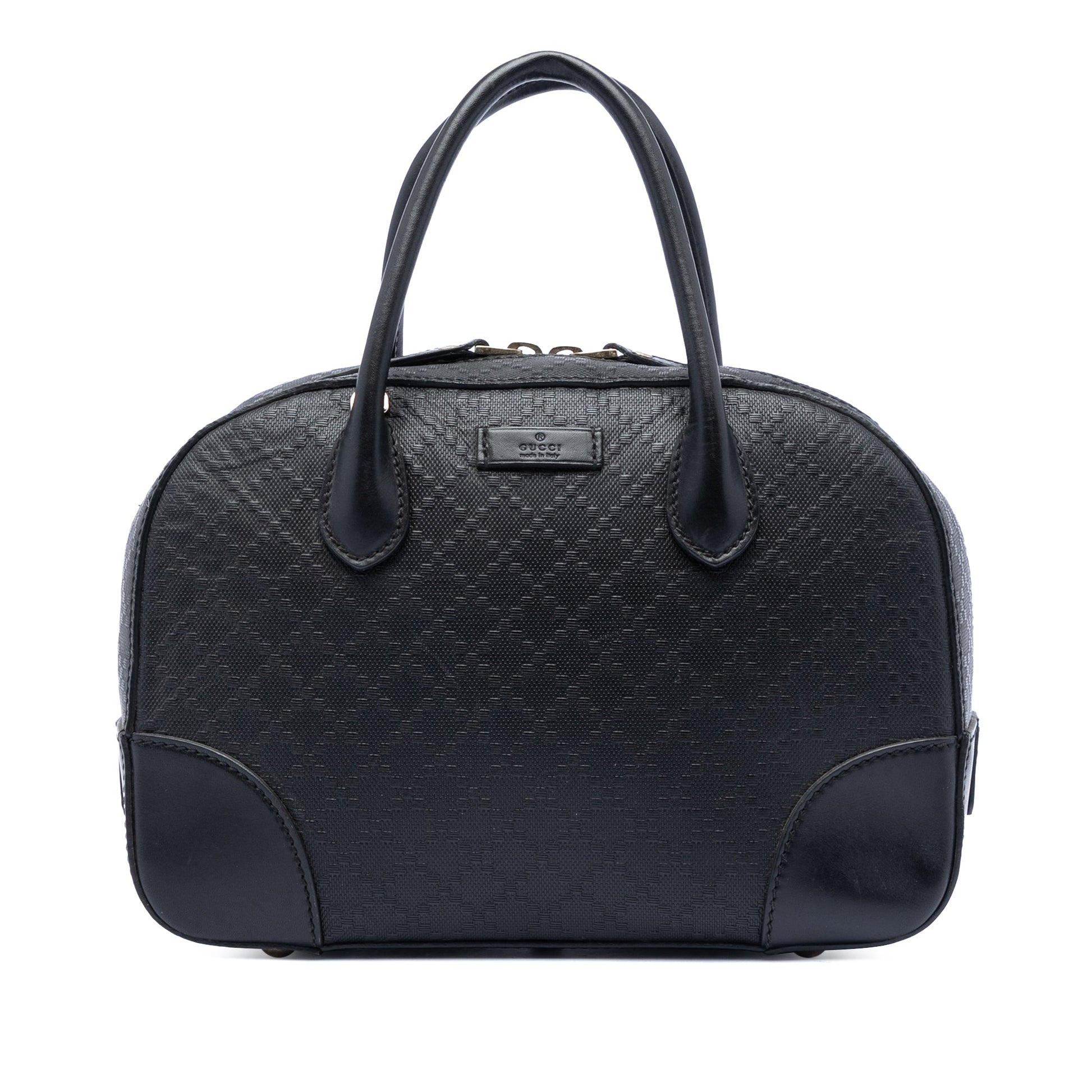 Diamante Bright Leather Satchel
