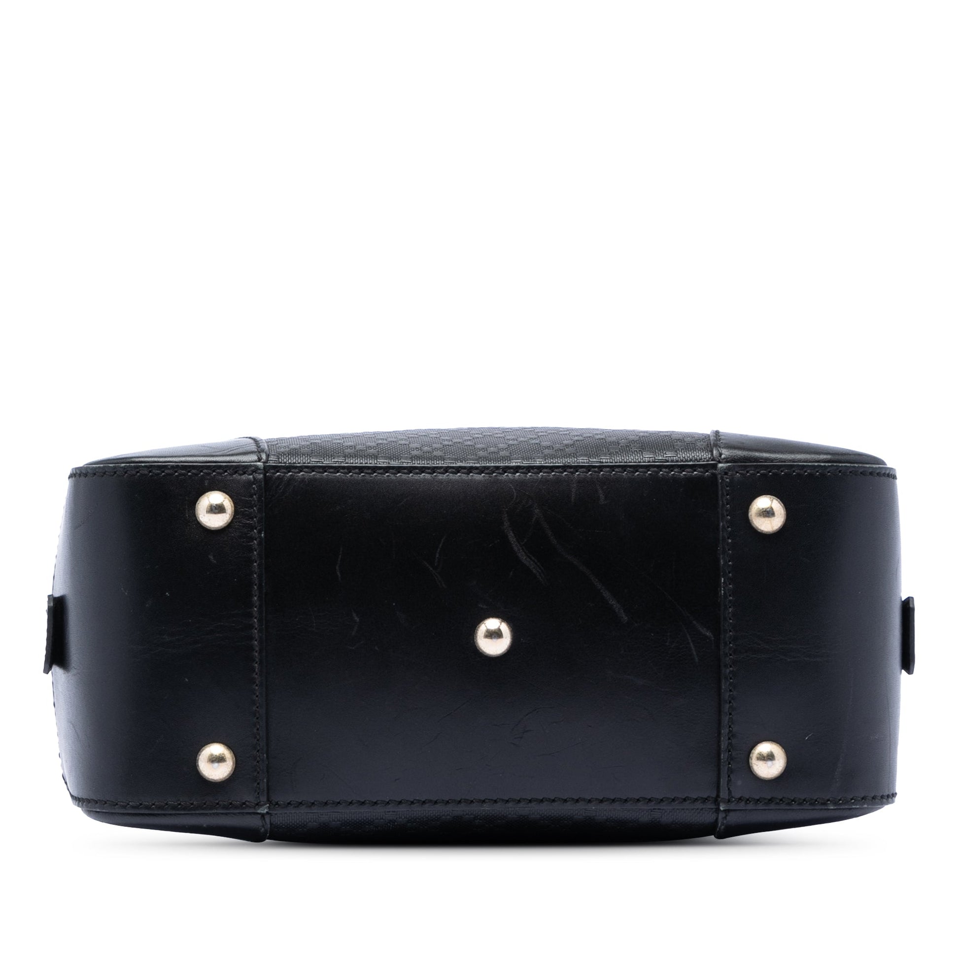 Diamante Bright Leather Satchel