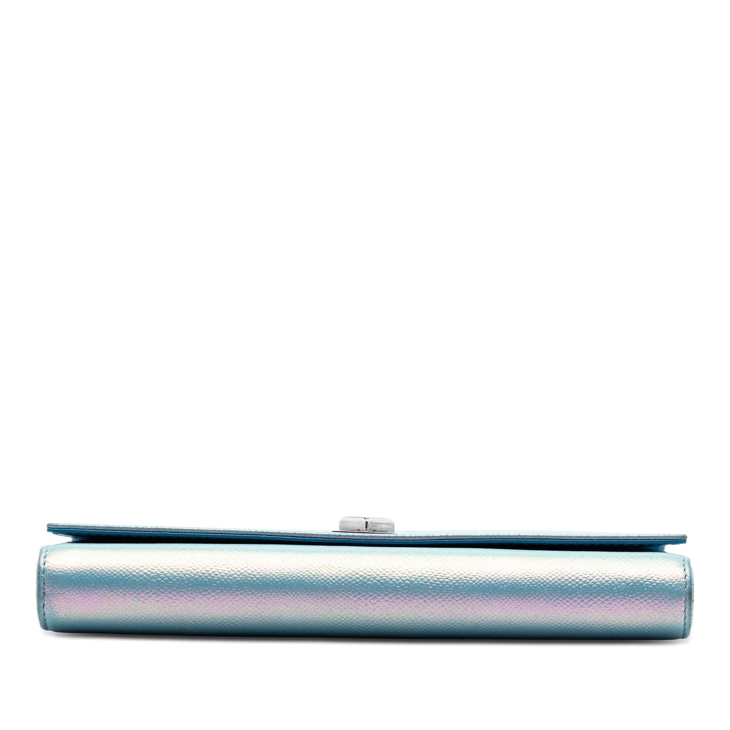 Dior Iridescent Calfskin Turn Me Wallet On Chain