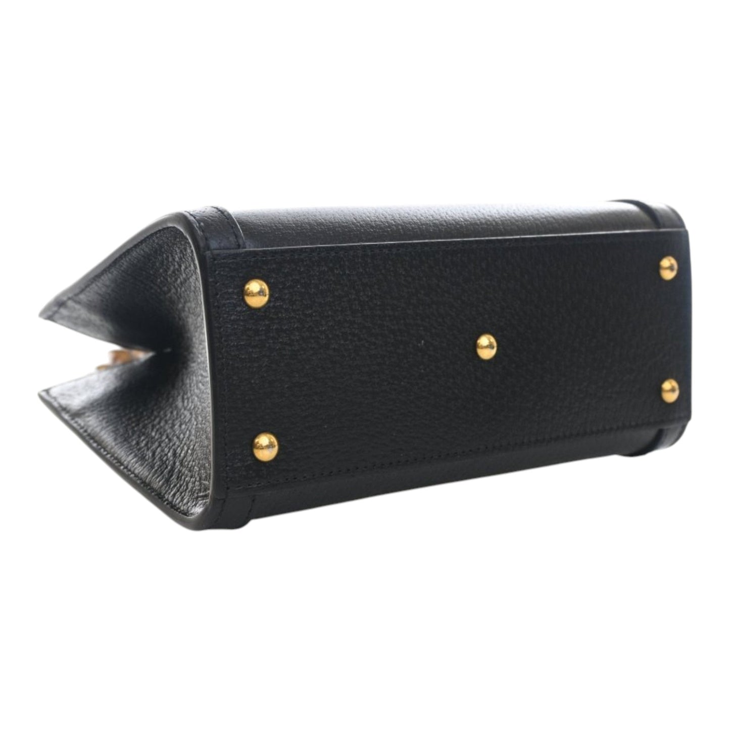 Small Calfskin Bamboo Diana Satchel