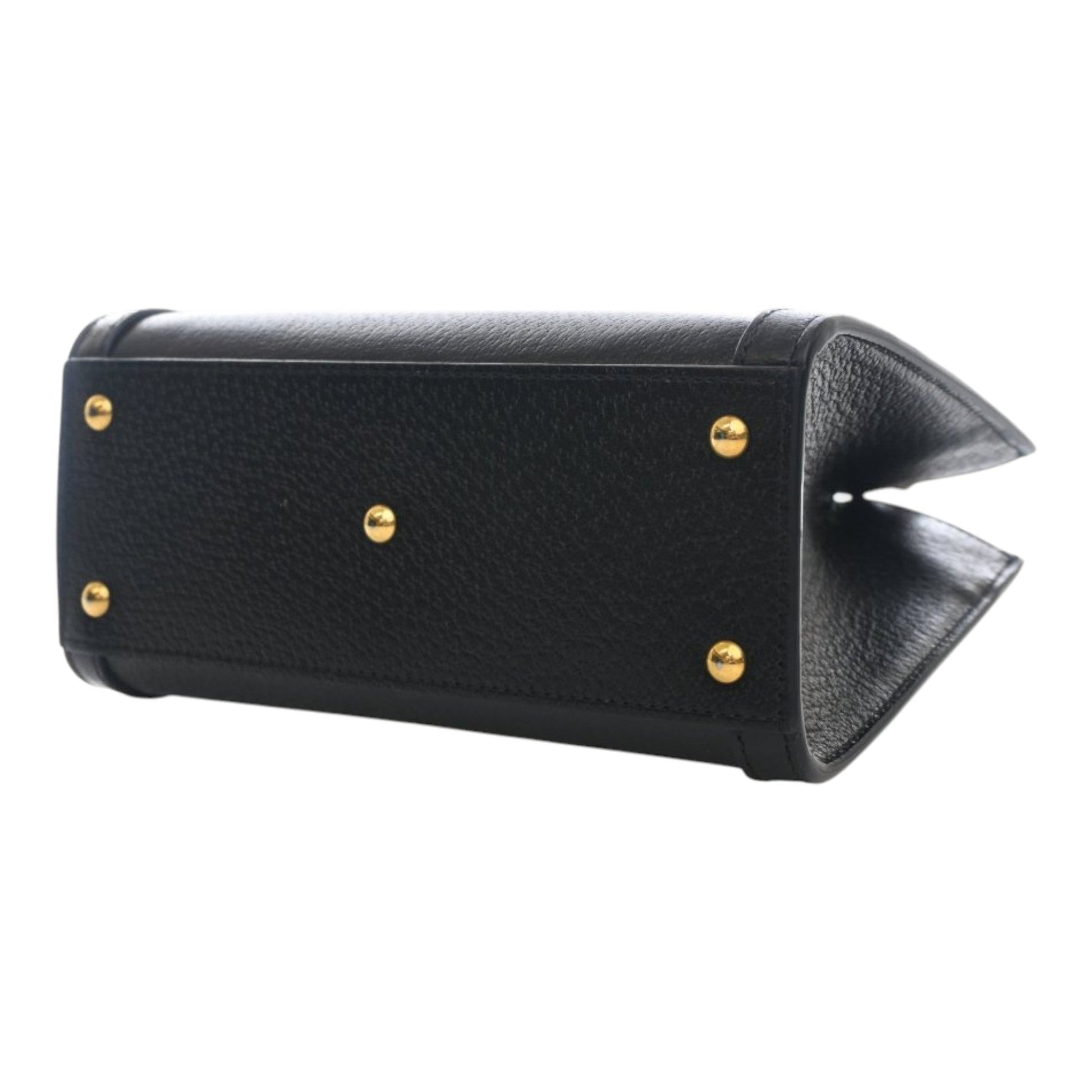 Small Calfskin Bamboo Diana Satchel