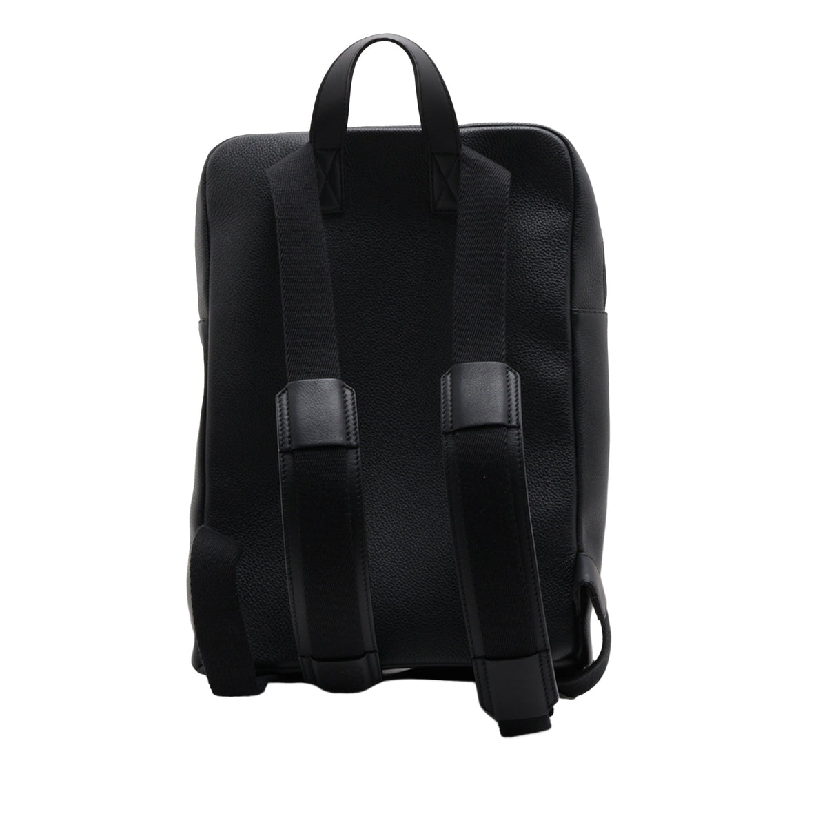 LOEWE Leather Military Backpack — Black