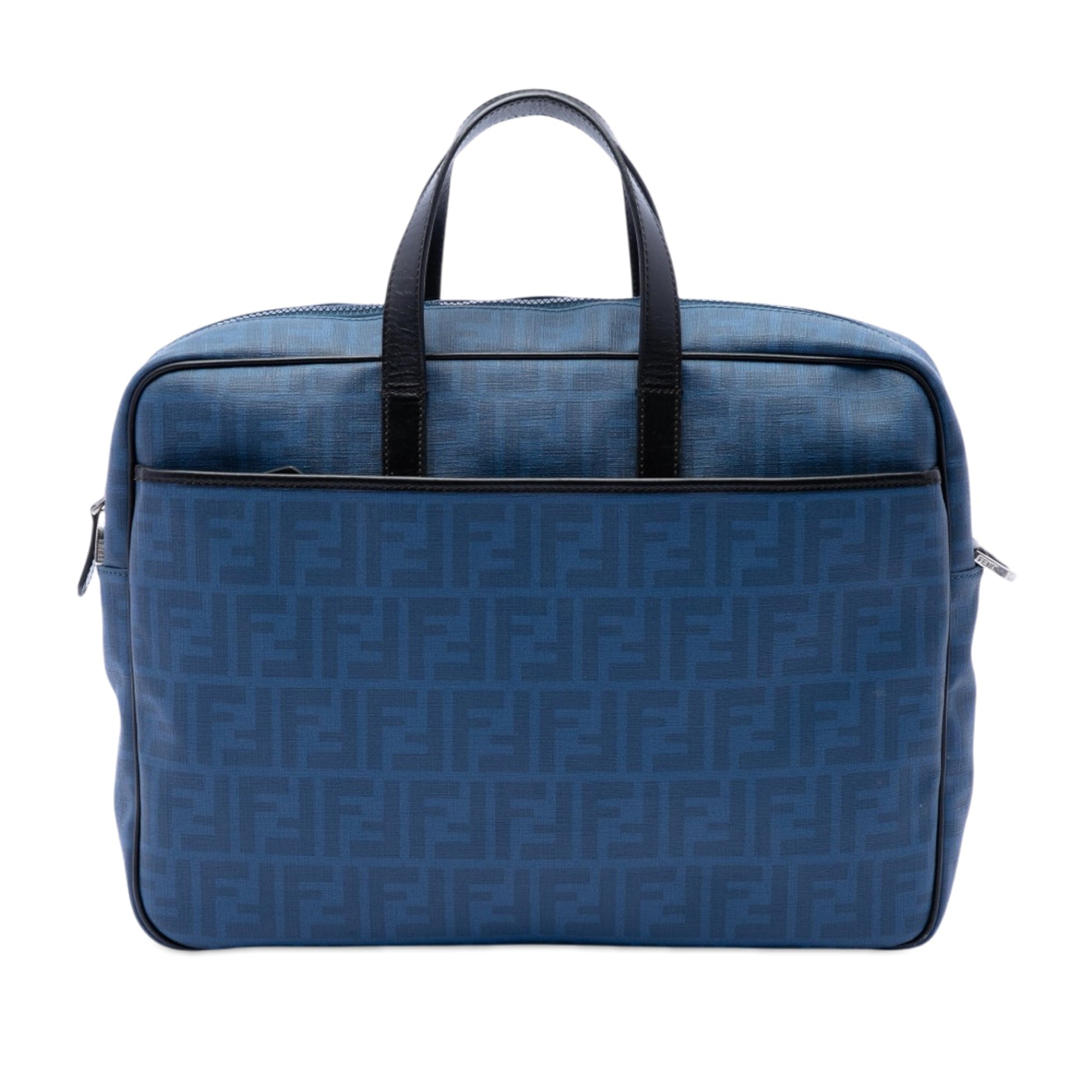 Fendi Zucca Coated Canvas Business Bag