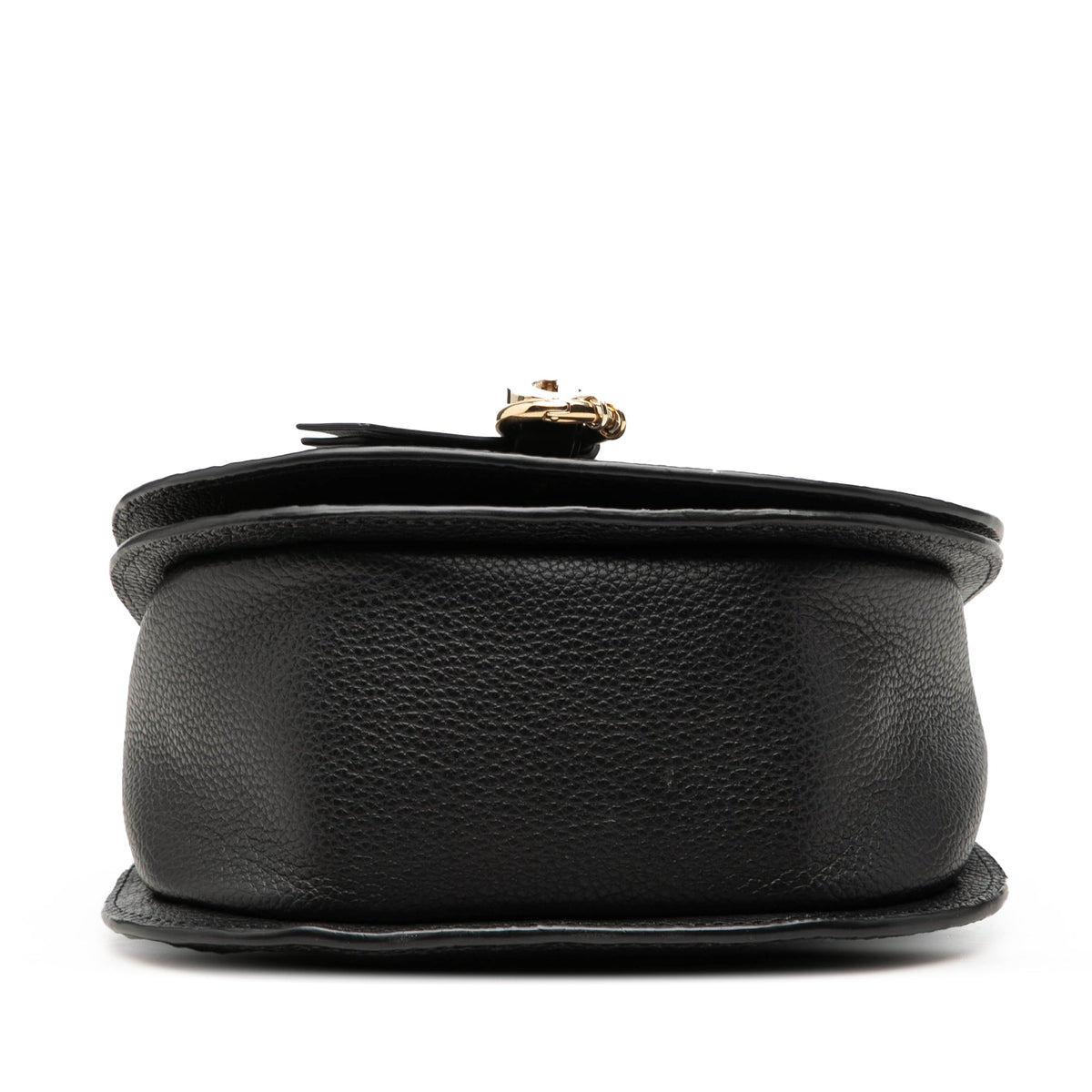 Chloé Mini Grained Calfskin Alphabet Saddle Crossbody