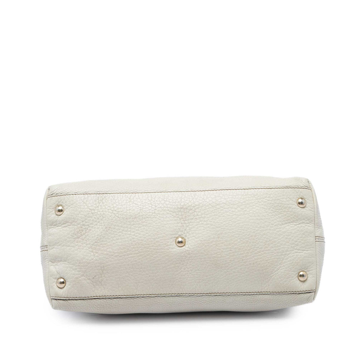 Gucci Small Calfskin Soho Working Satchel — White