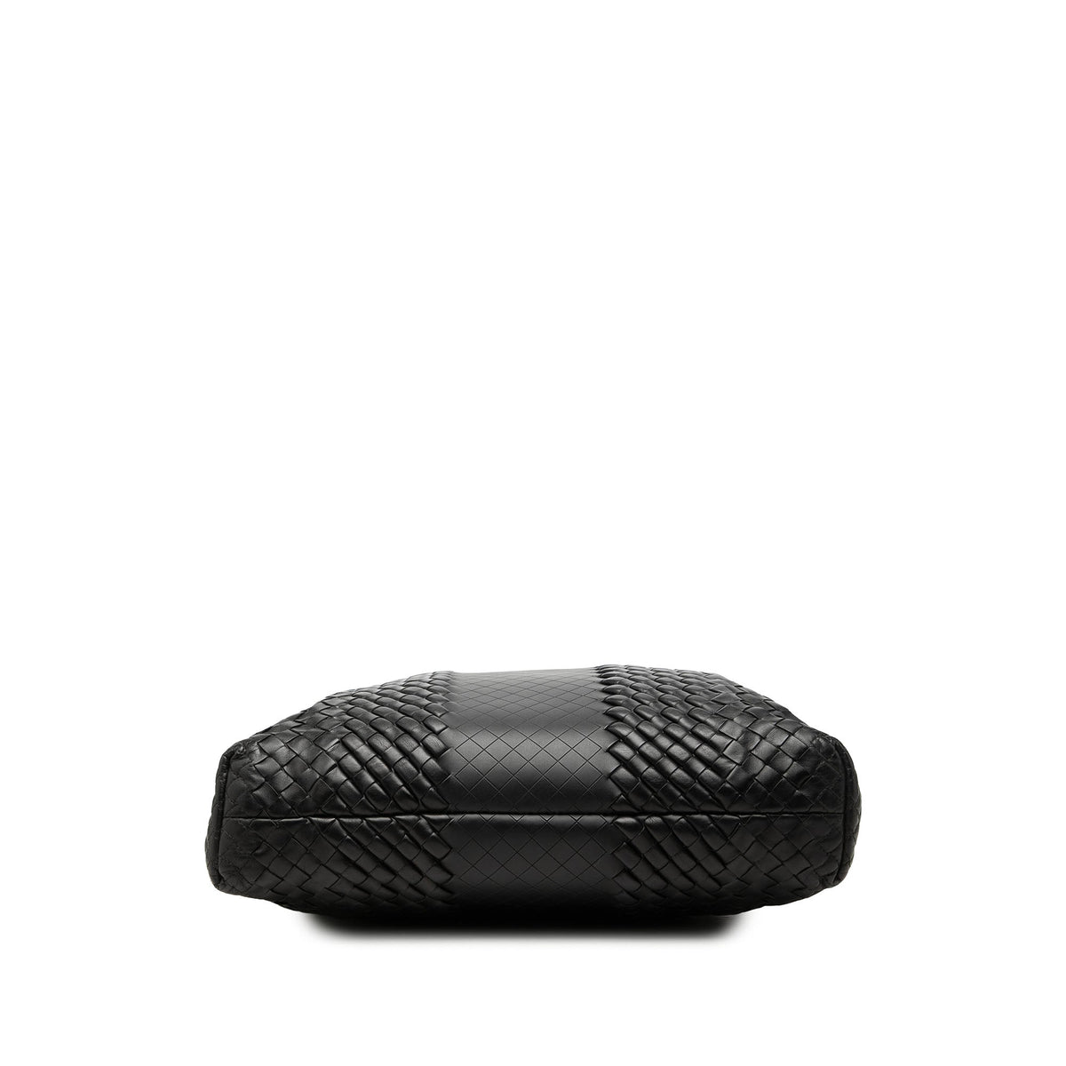 Bottega Veneta Nappa Intreccio Imperatore Tote — Black