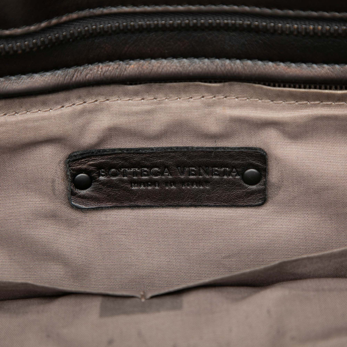 Bottega Veneta Nappa Intreccio Imperatore Tote — Black
