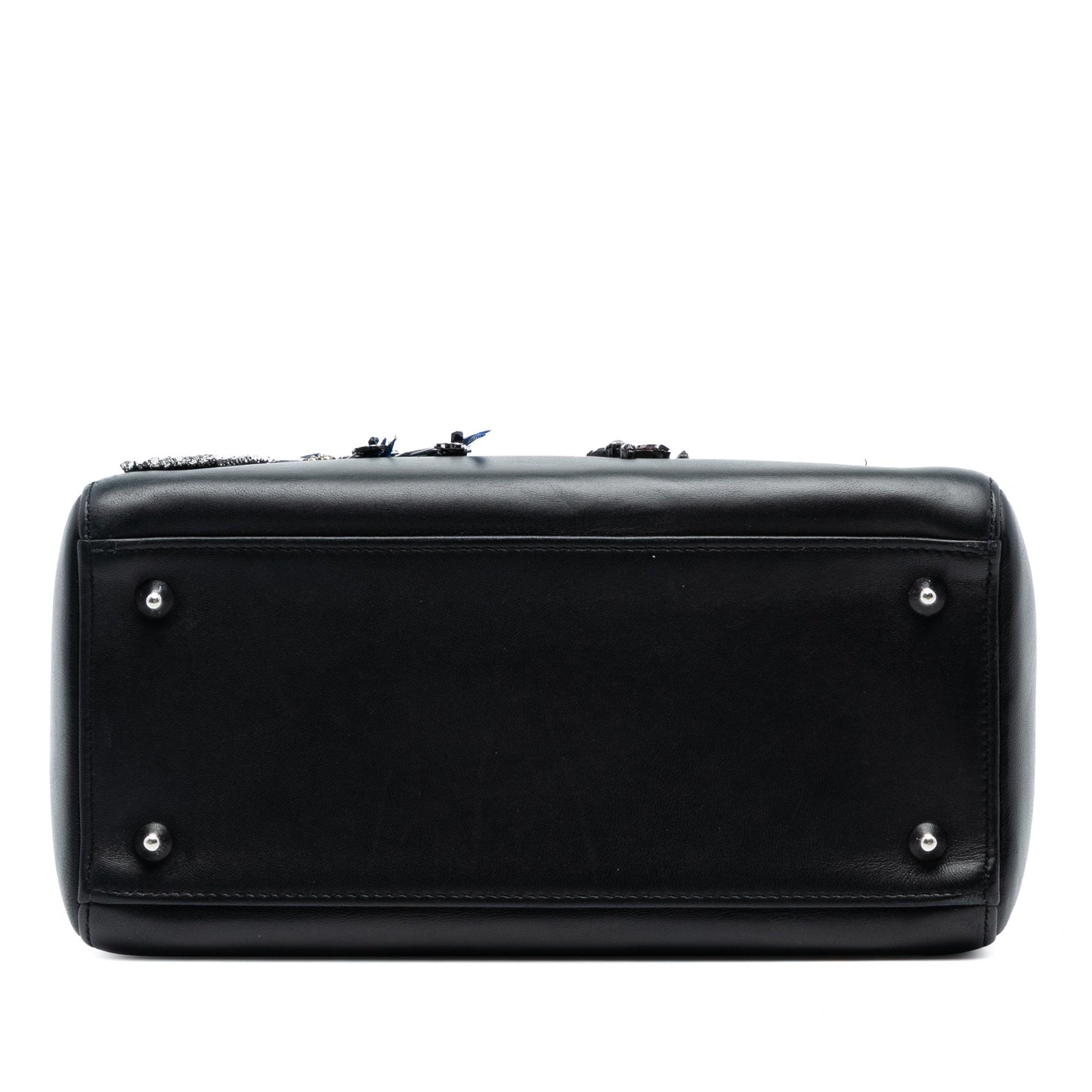 Dior Medium Calfskin Dragonfly Embellished Lady Dior
