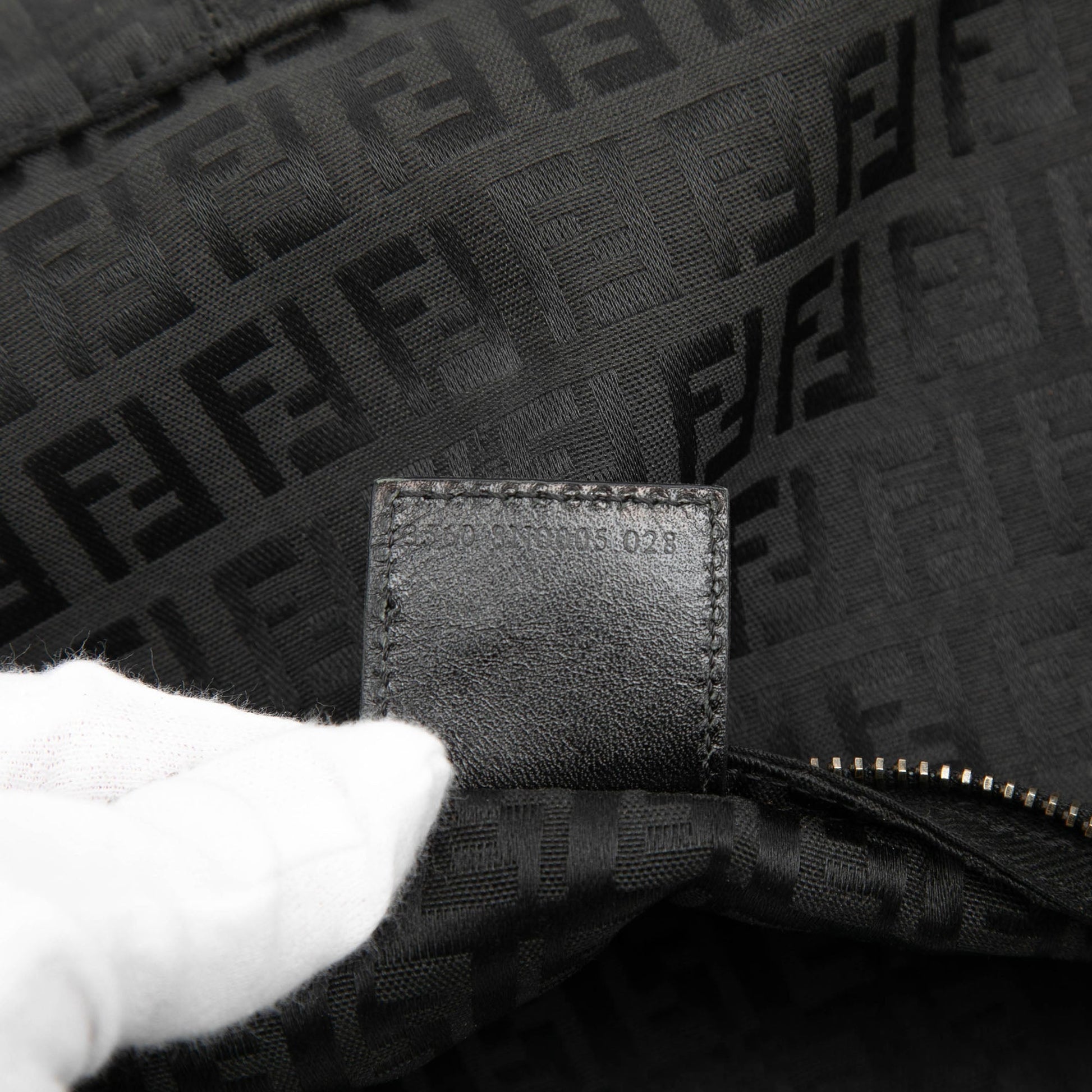 Fendi Zucchino Canvas Handbag