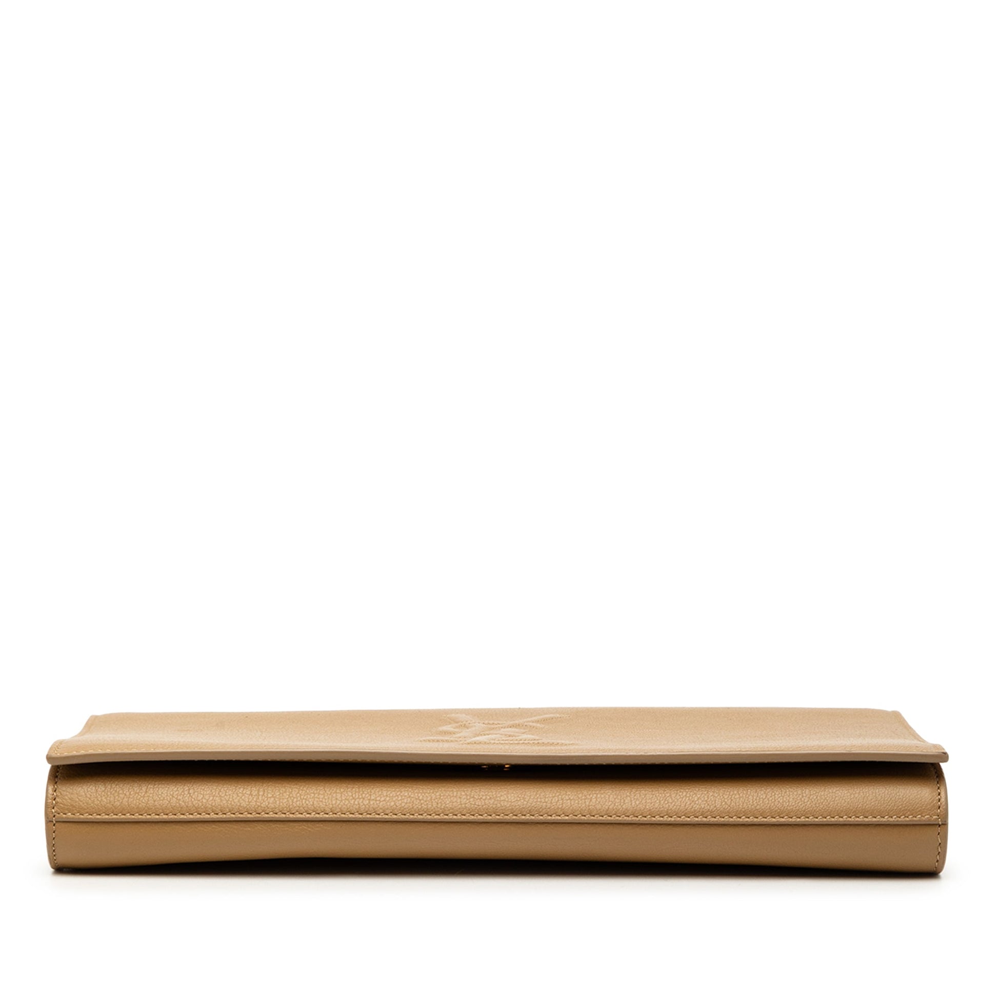 Saint Laurent Large Calfskin Monogram Belle De Jour Clutch