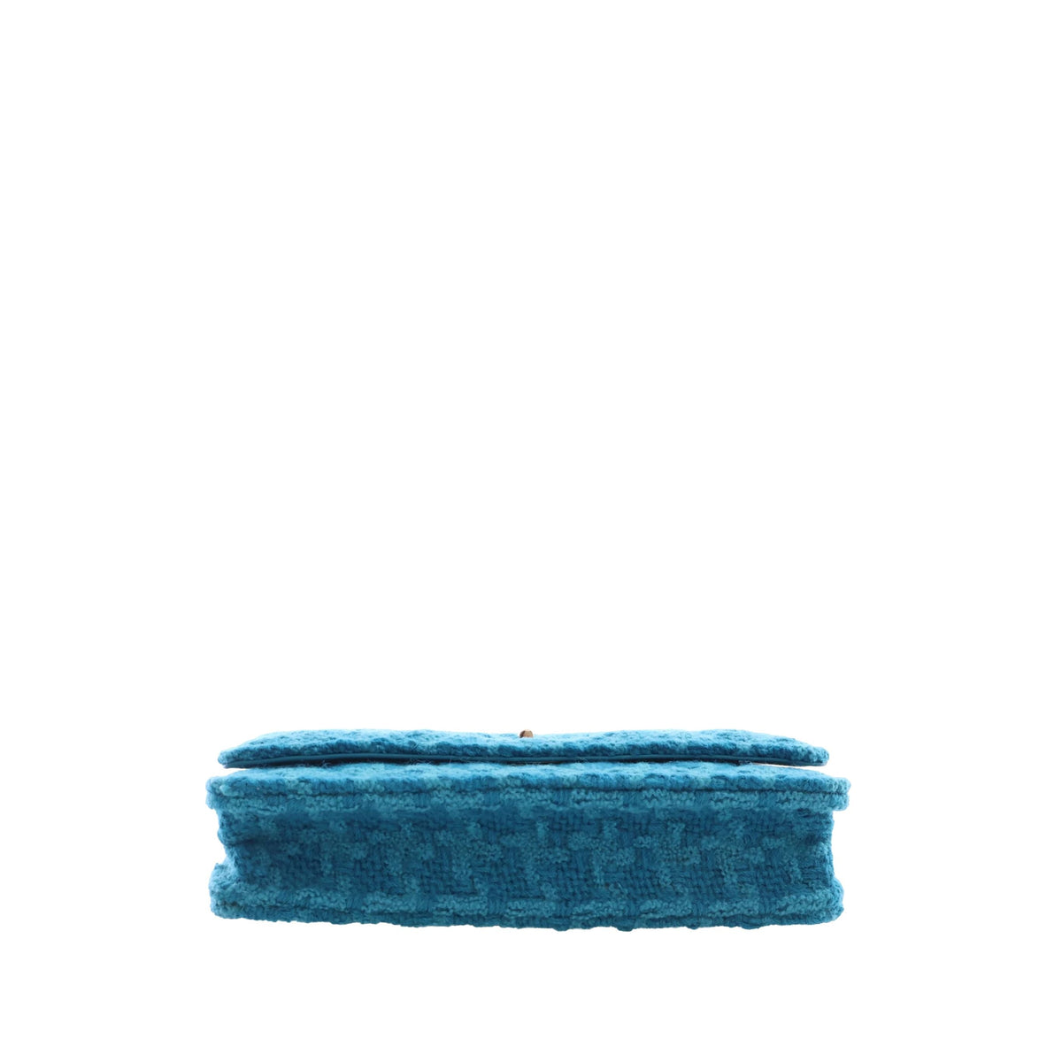 Chanel Quilted Tweed Reissue 2.55 Wallet On Chain — Blue