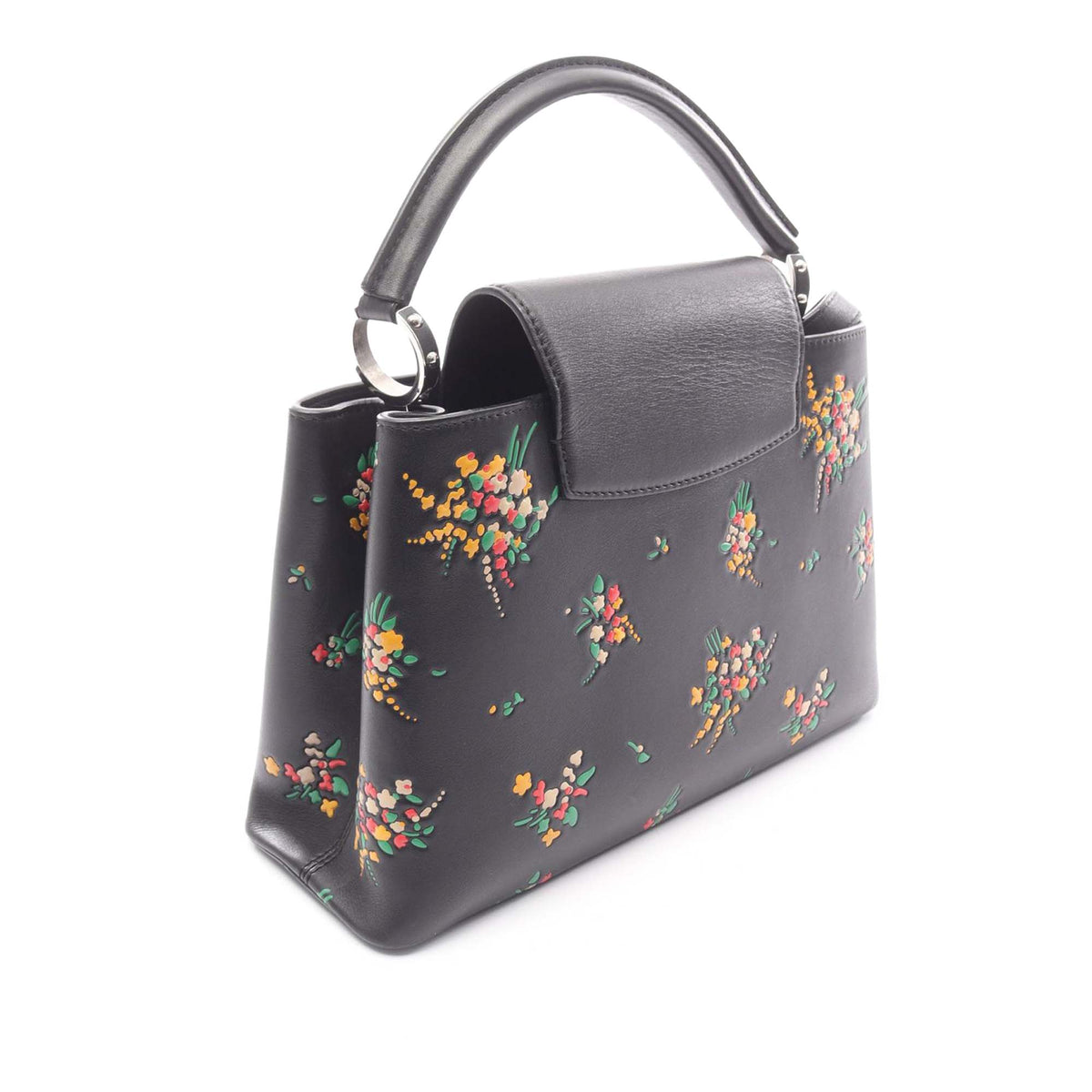 Louis Vuitton Leather Blossom Capucines PM