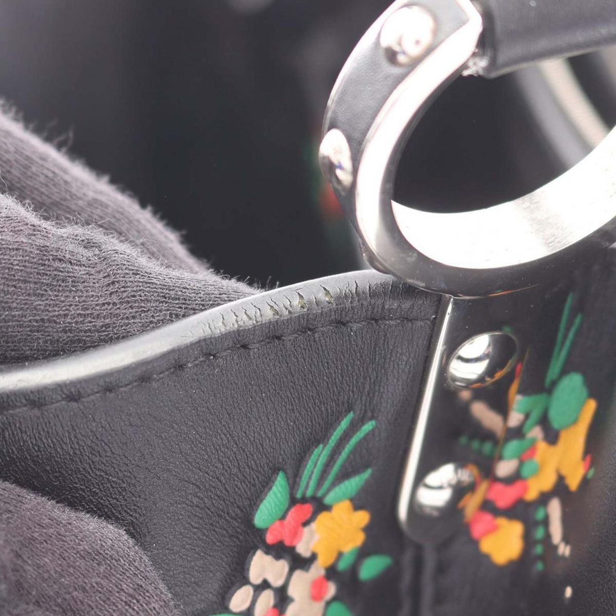 Louis Vuitton Leather Blossom Capucines PM