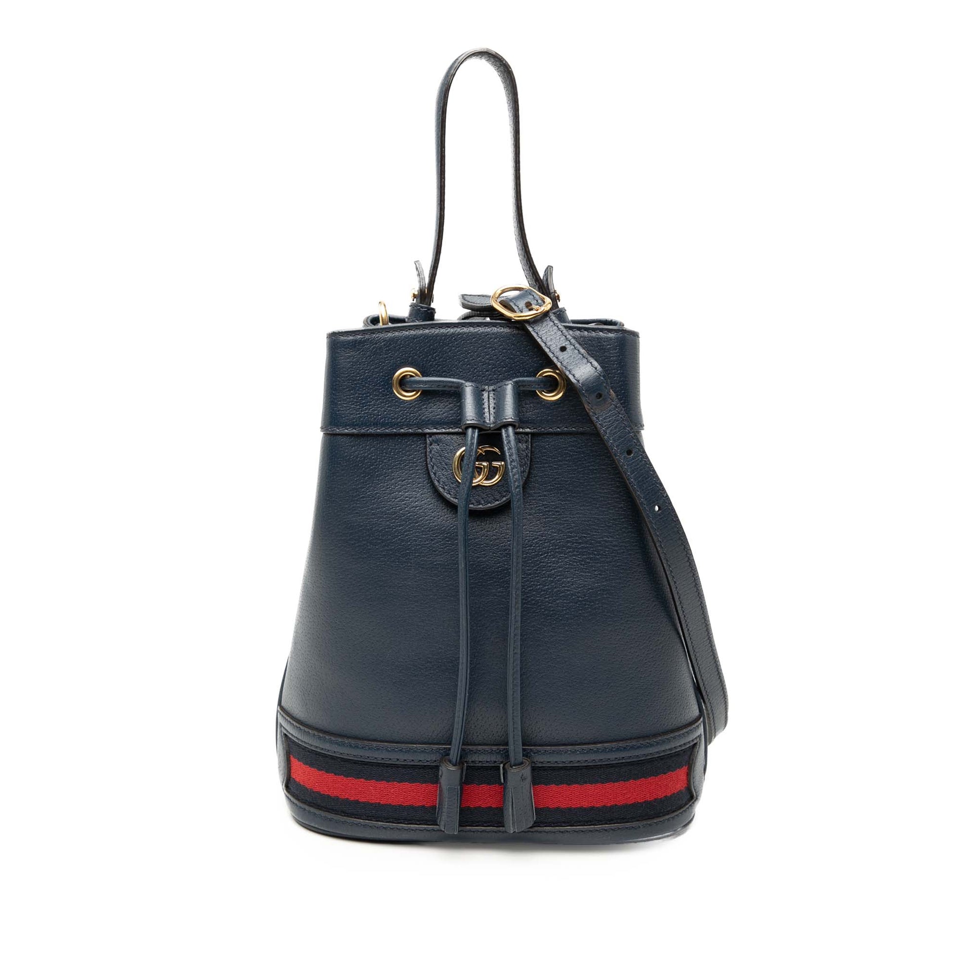 Gucci GG Web Ophidia Bucket Bag