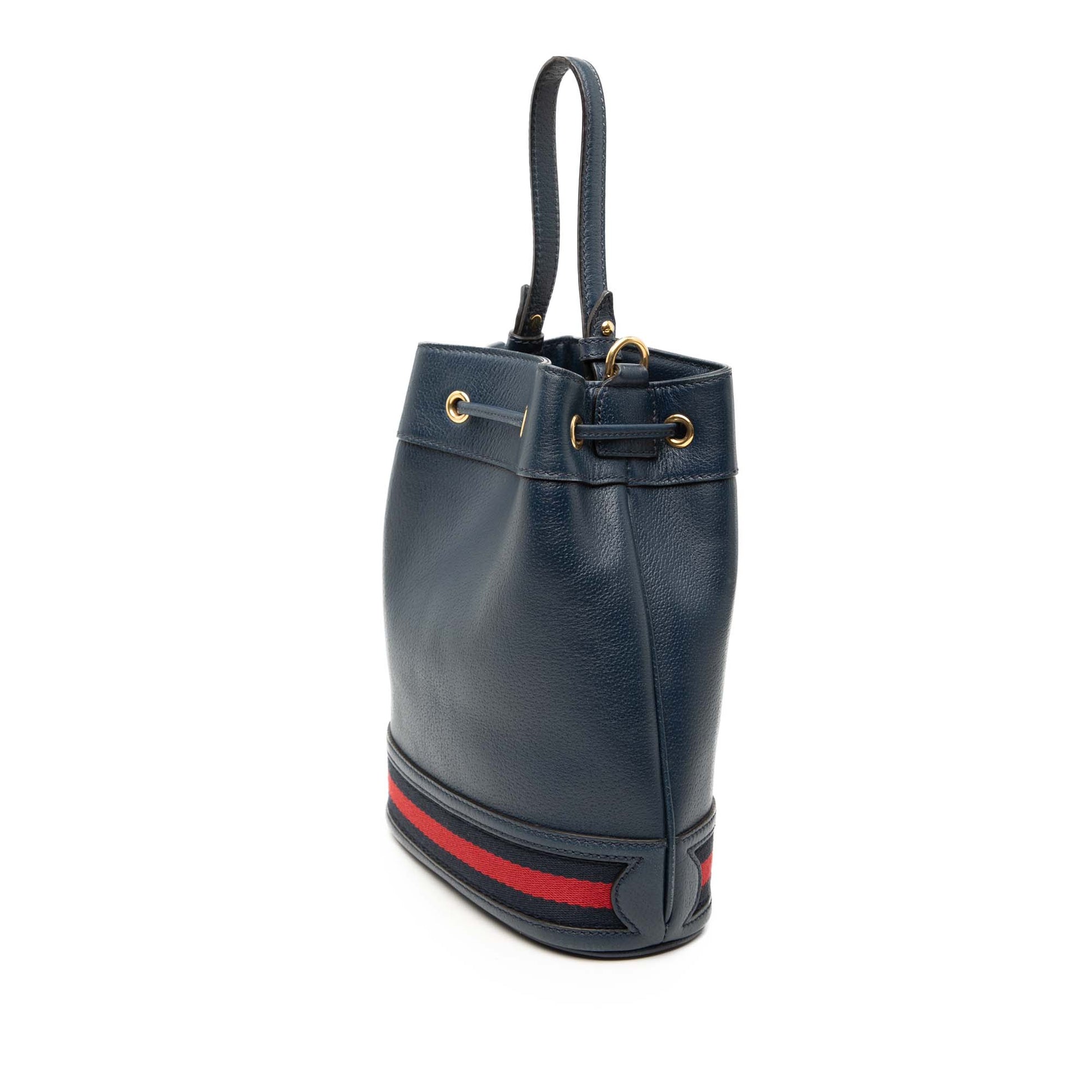 Gucci GG Web Ophidia Bucket Bag