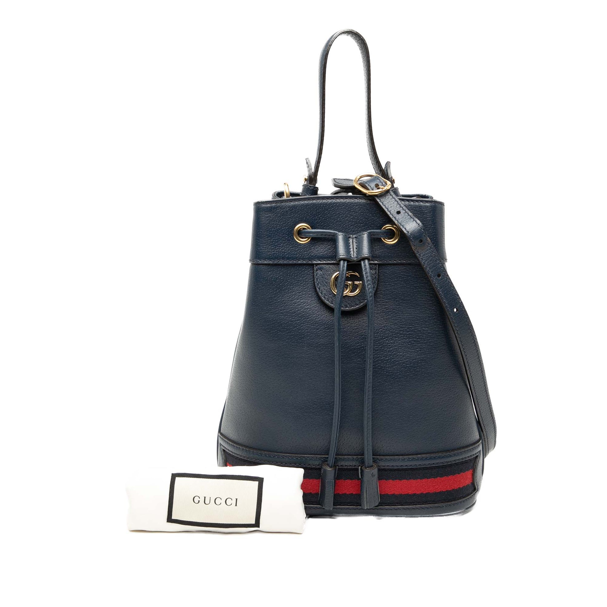Gucci GG Web Ophidia Bucket Bag