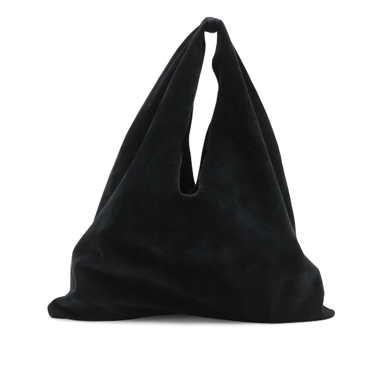 The Row Small Suede Bindle Bag
