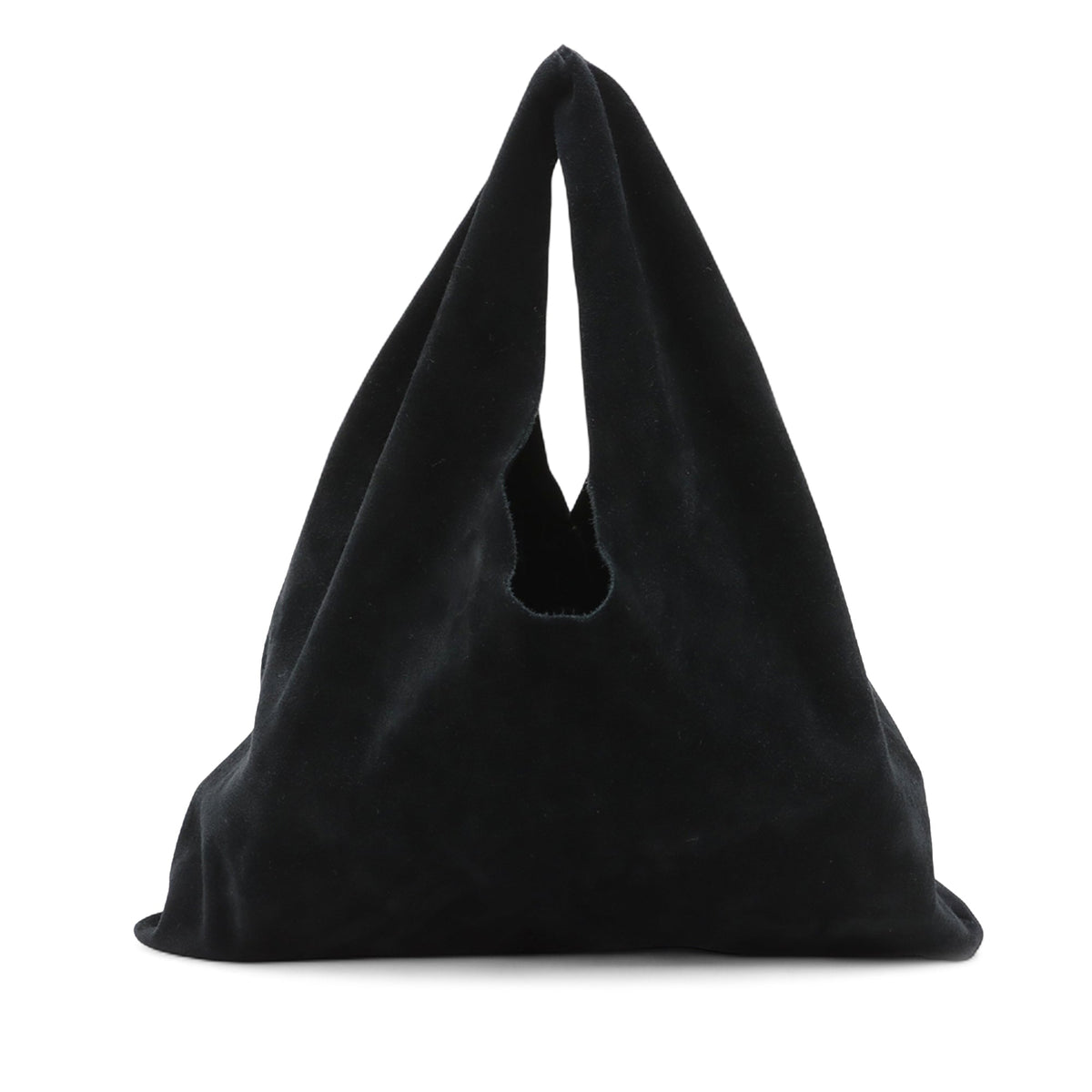 The Row Small Suede Bindle Bag