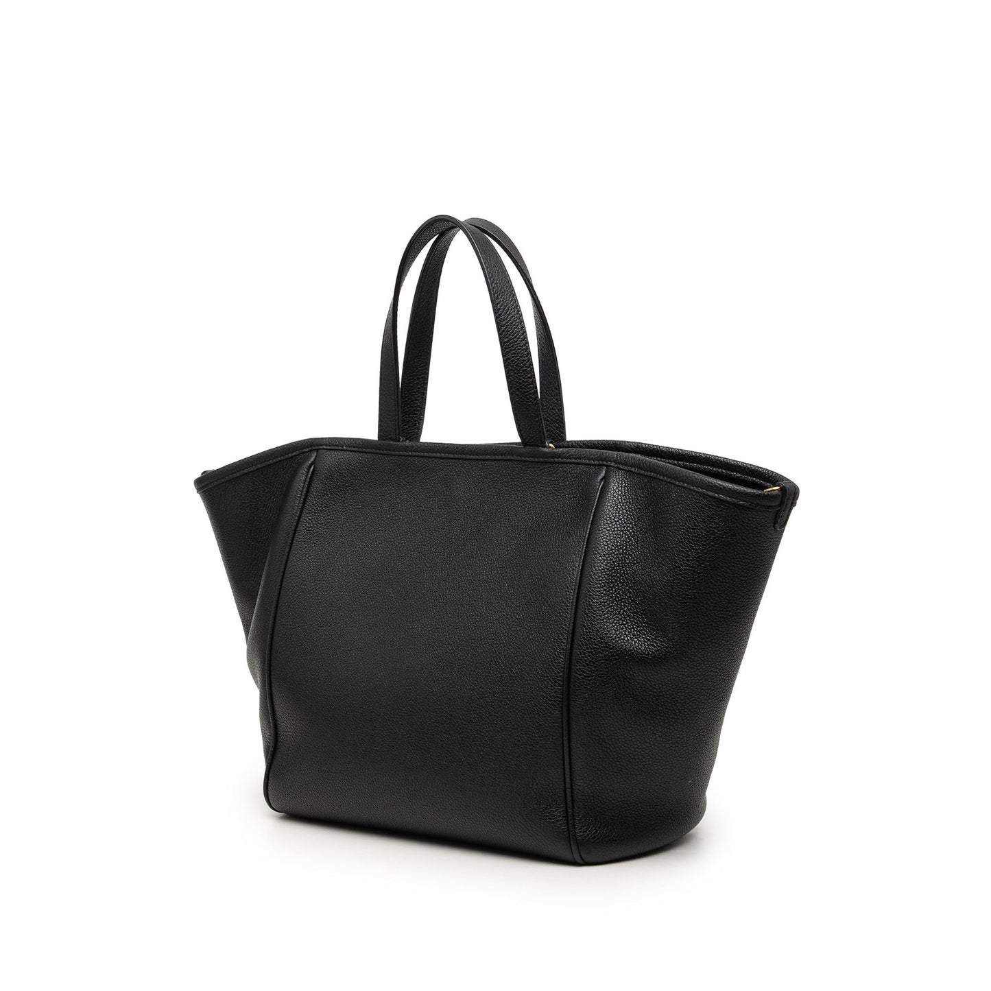 Celine Small Grained Calfskin Folded Cabas Tote