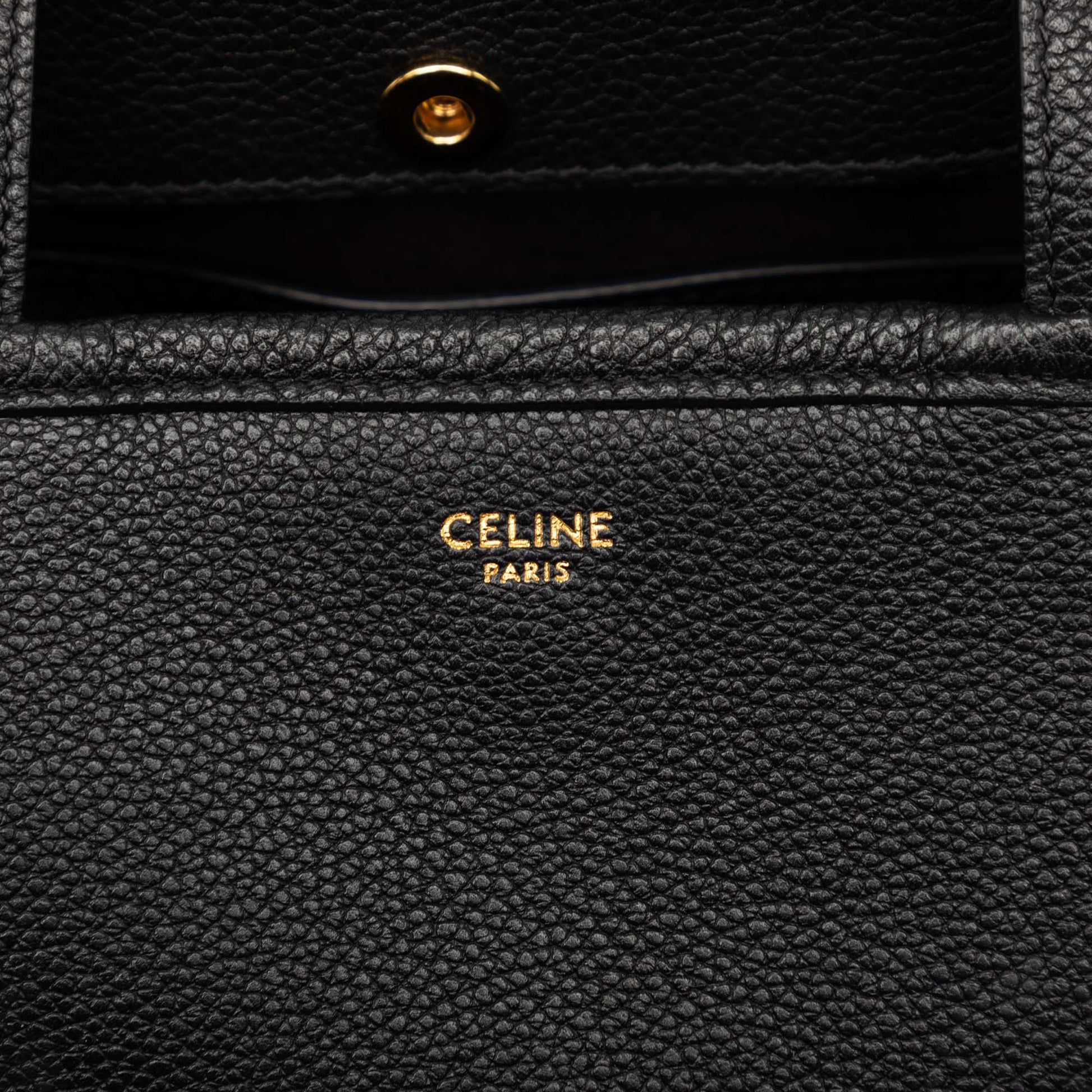 Celine Small Grained Calfskin Folded Cabas Tote