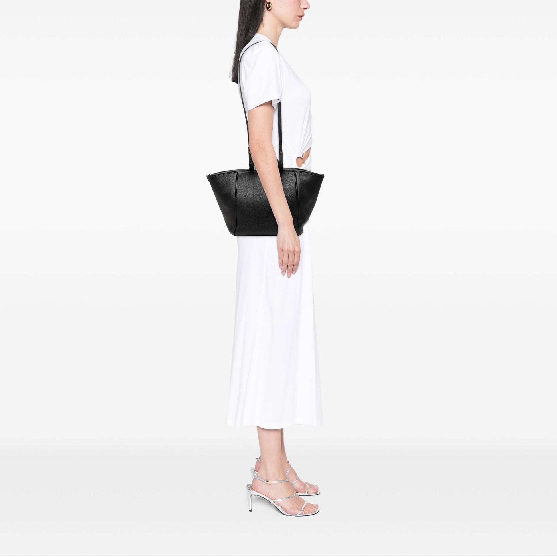 Celine Small Grained Calfskin Folded Cabas Tote