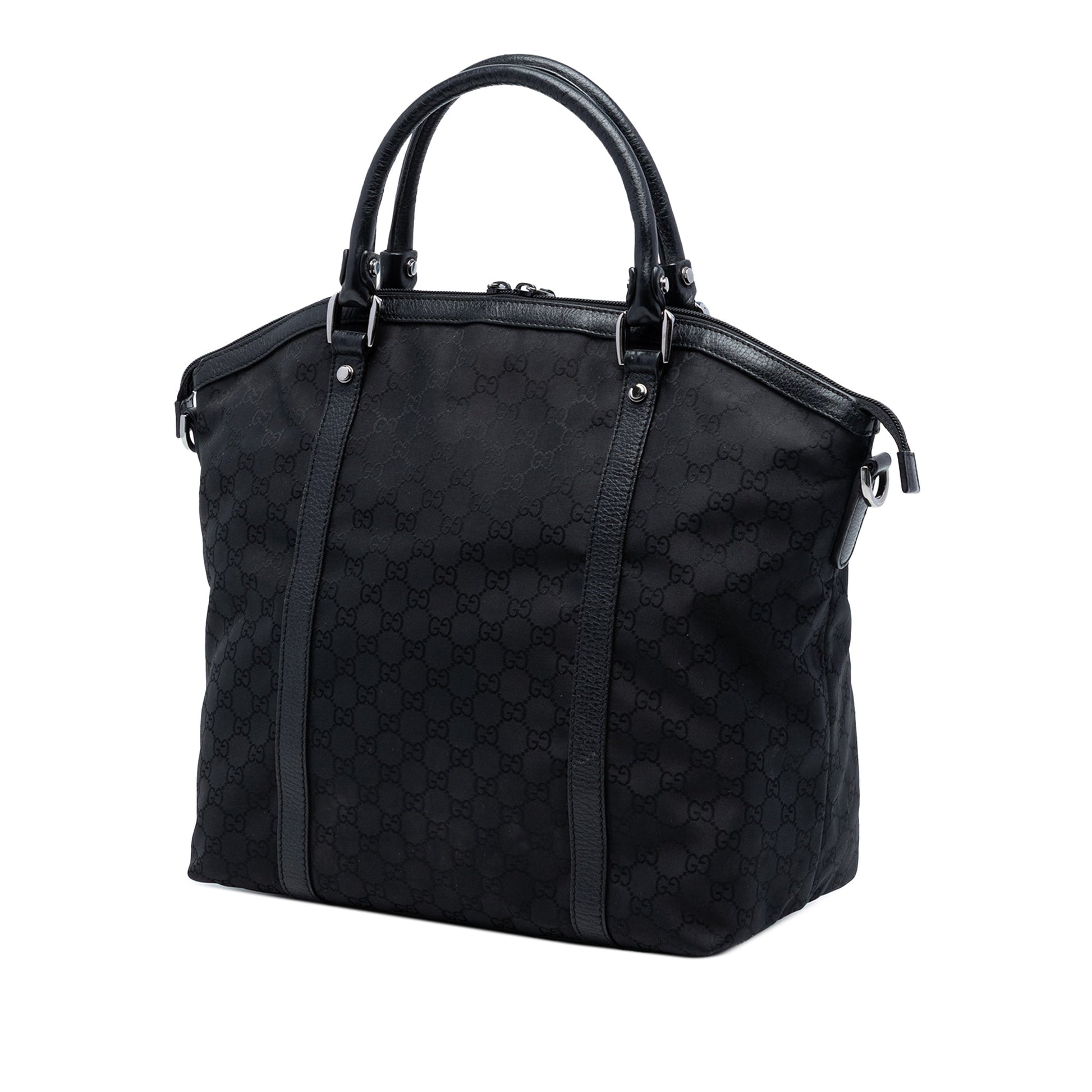 Large GG Canvas Charm Dome Satchel