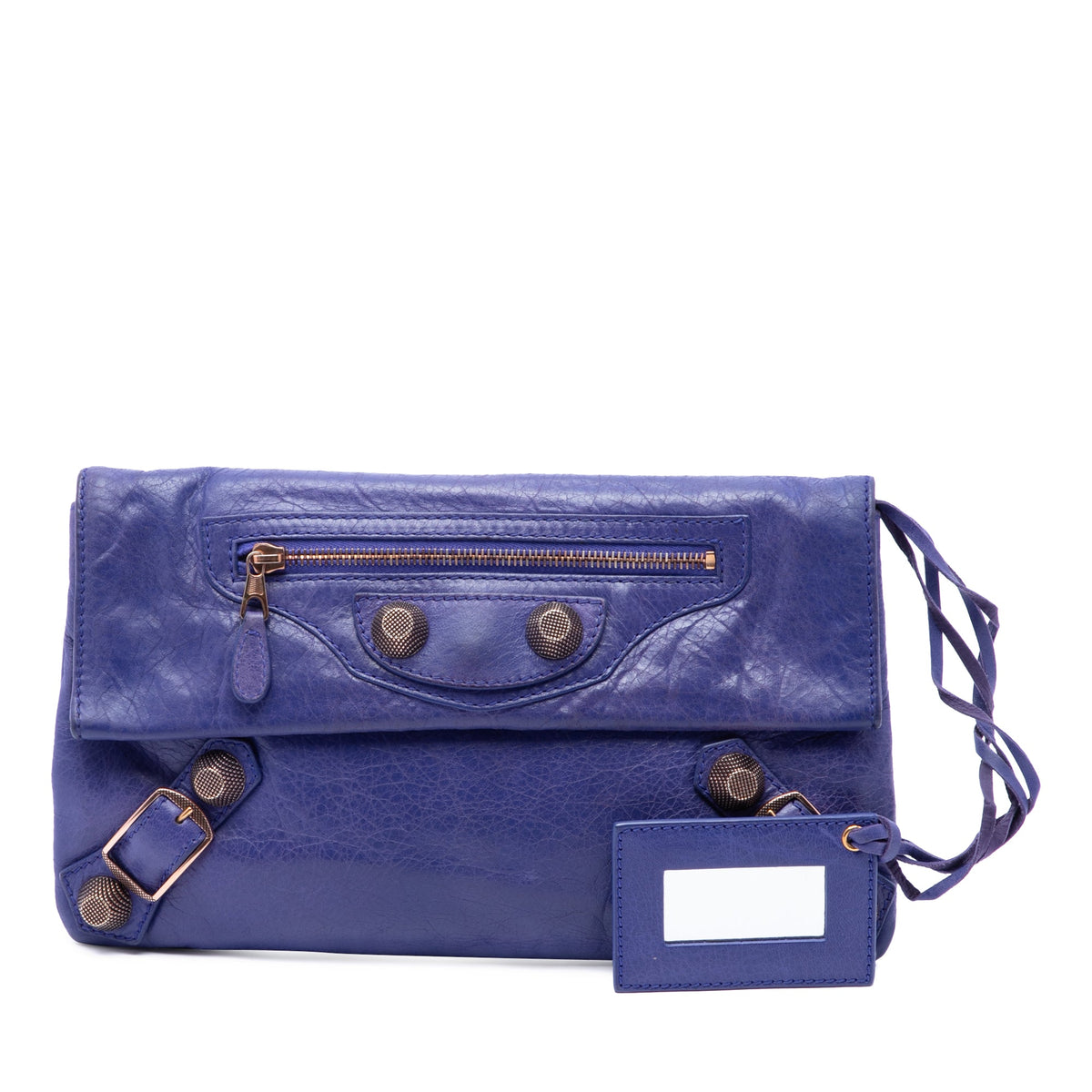 Balenciaga Lambskin Motocross Giant 21 Envelope Clutch