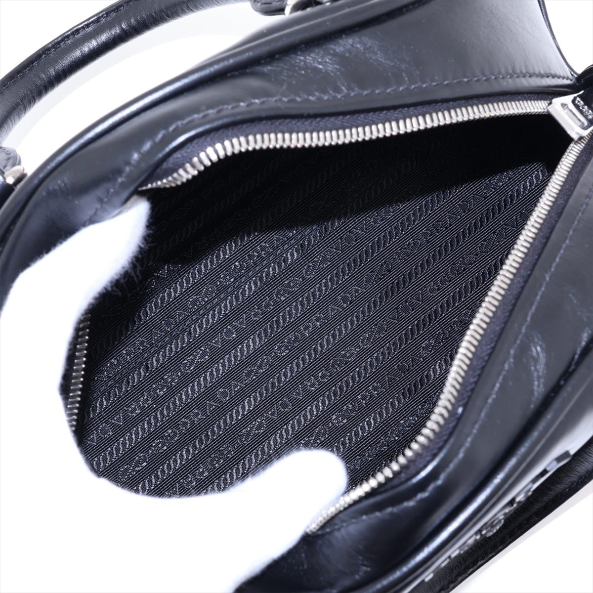 Prada Vitello Drive Bowling Bag