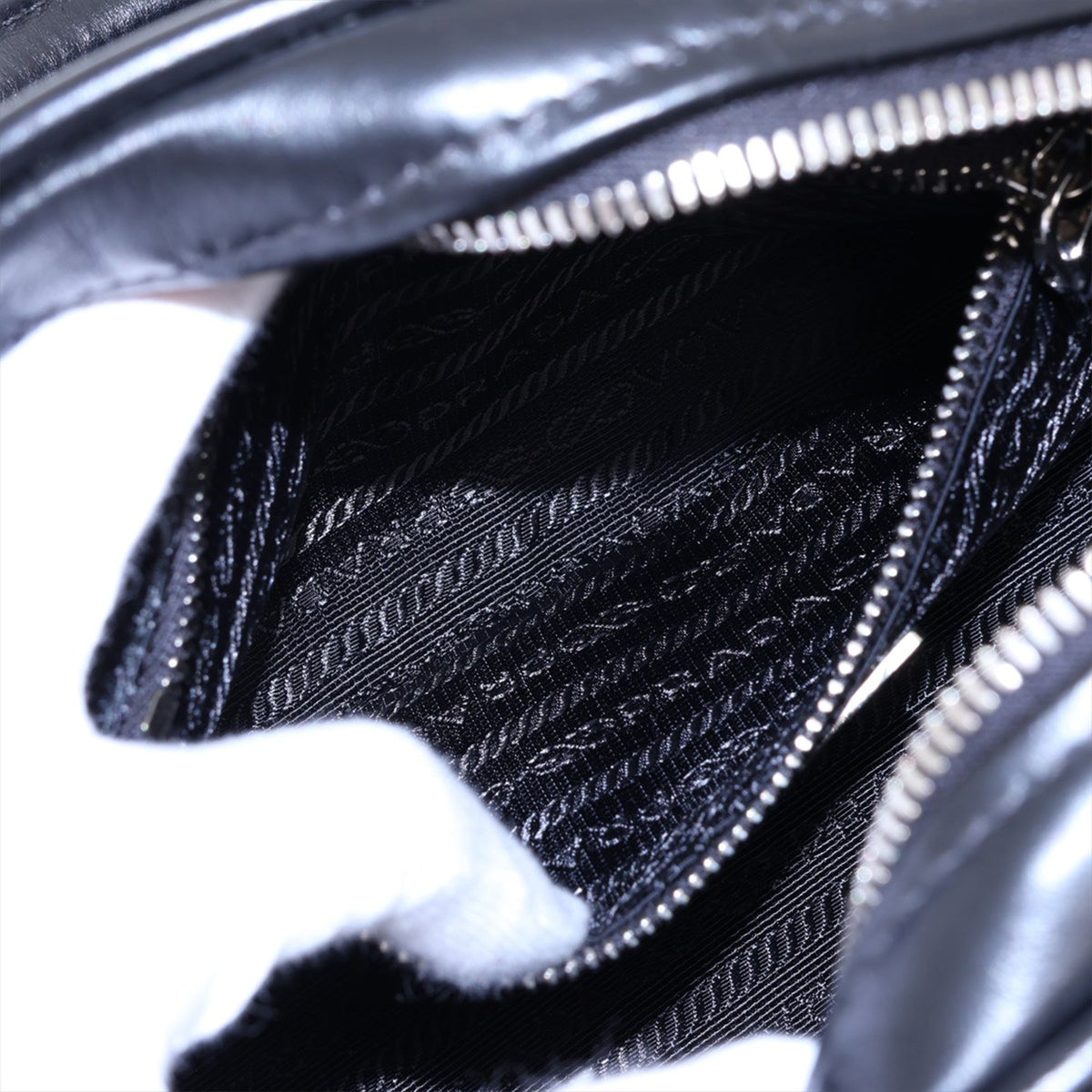 Prada Vitello Drive Bowling Bag